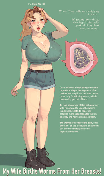 [Frosted Salmon] My Wife Births Worms from... [Decensored] + Extras cover