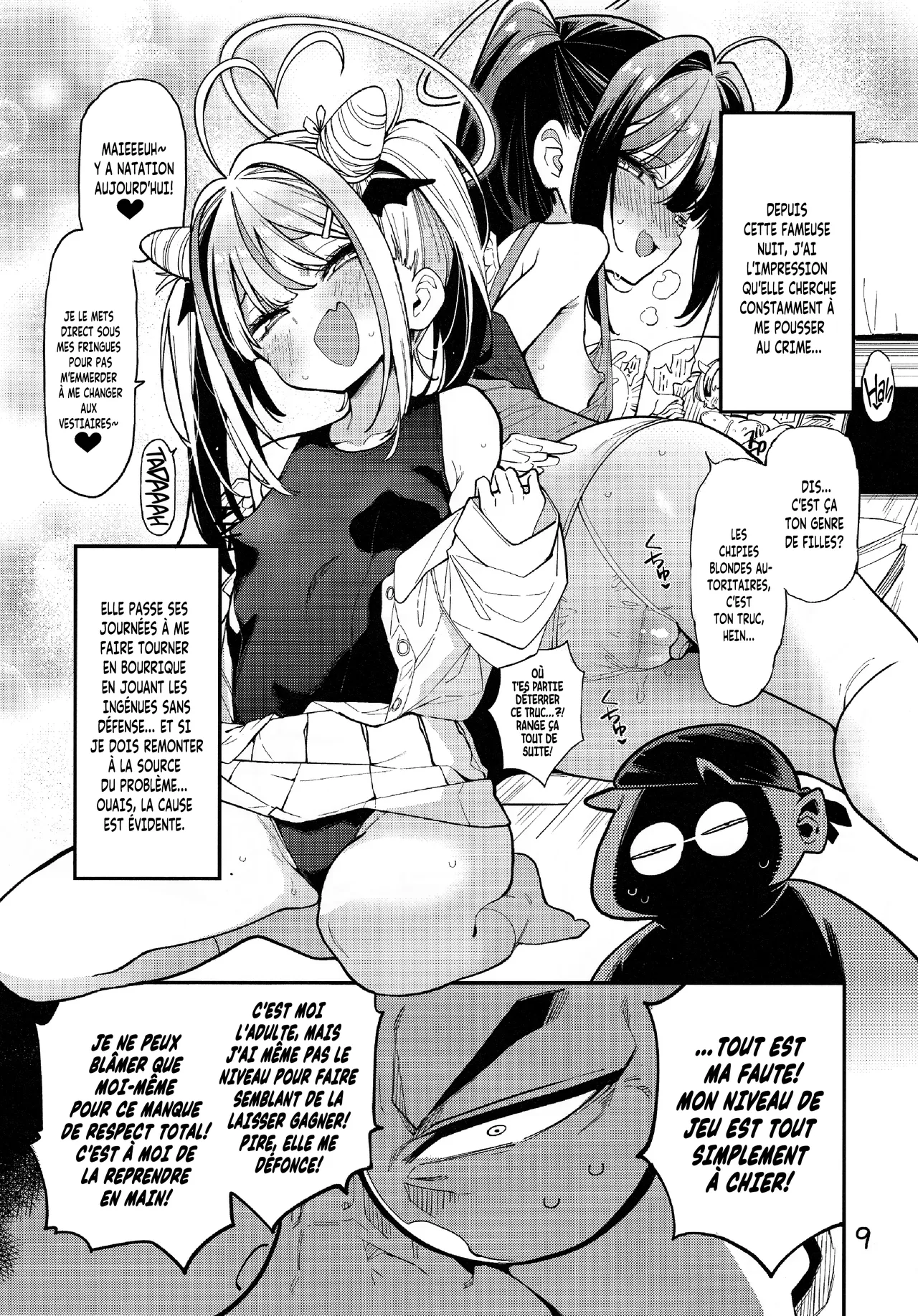 Yowayowa Chinpo Oji-san no Mesugaki Kouryakuho | Guide de dressage pour petite peste quand on est une couille molle! page 10 full
