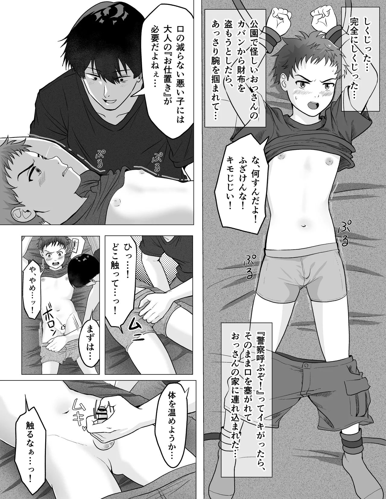 生意気少年を拉致監禁して尿道と前立腺でお仕置きする話 page 2 full