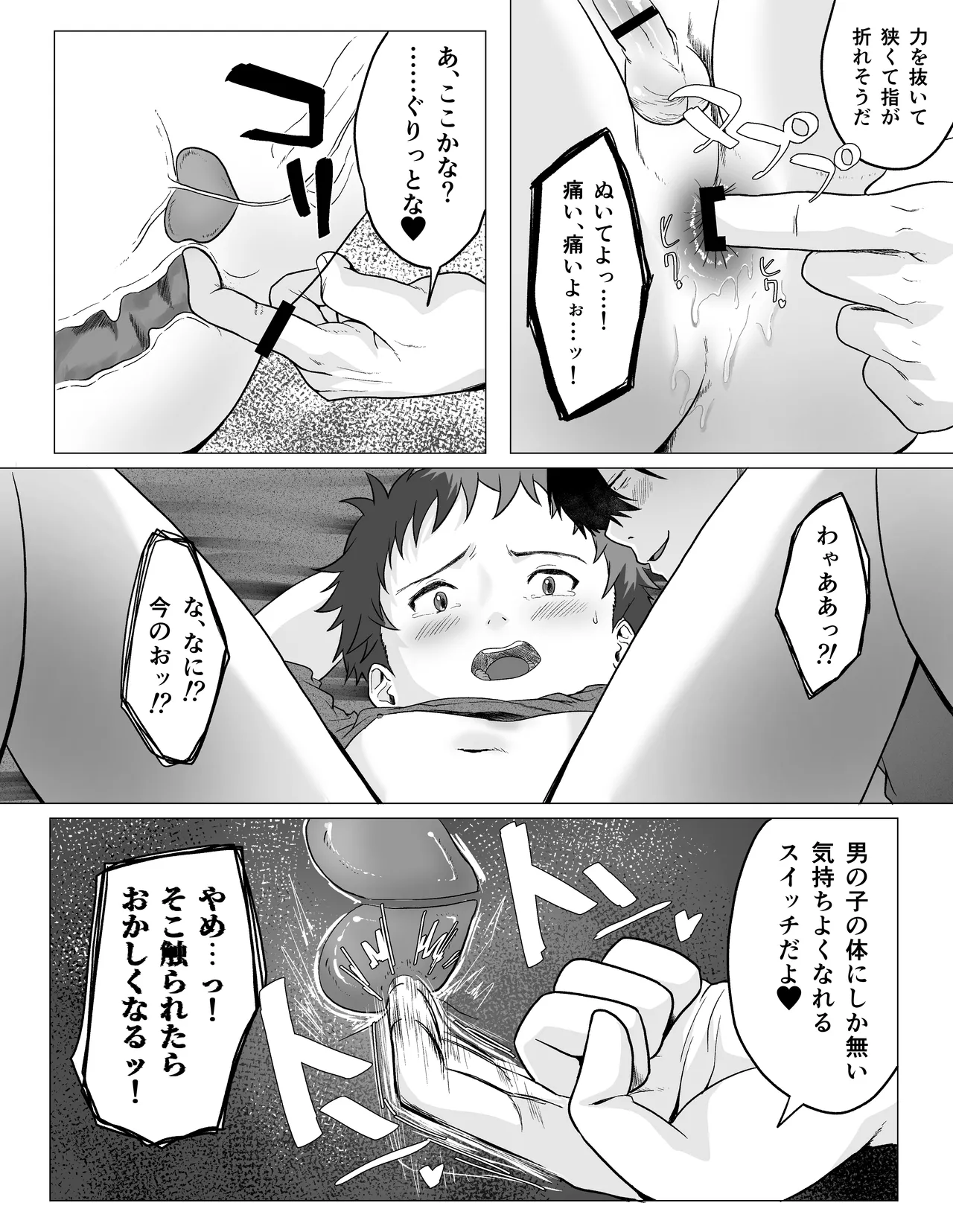 生意気少年を拉致監禁して尿道と前立腺でお仕置きする話 page 8 full
