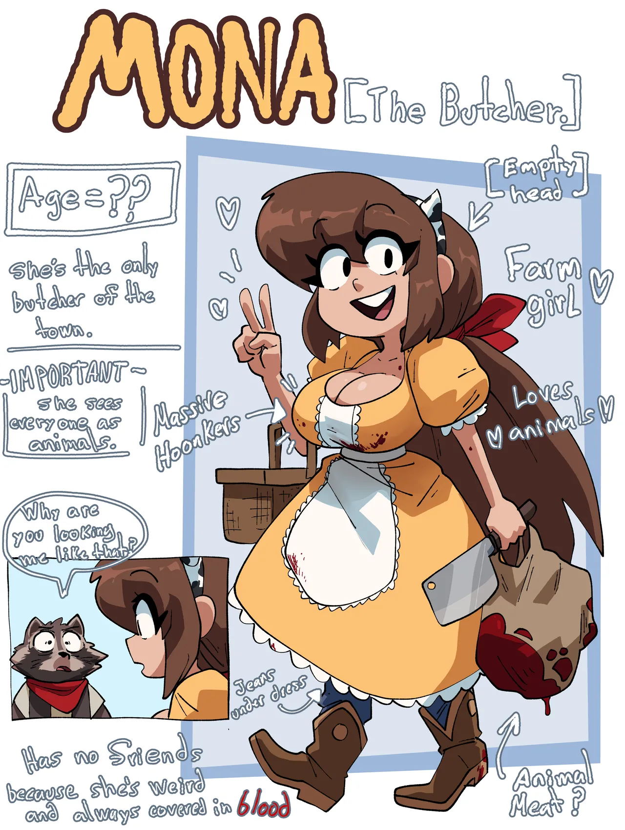 MONA THE BUTCHER page 1 full