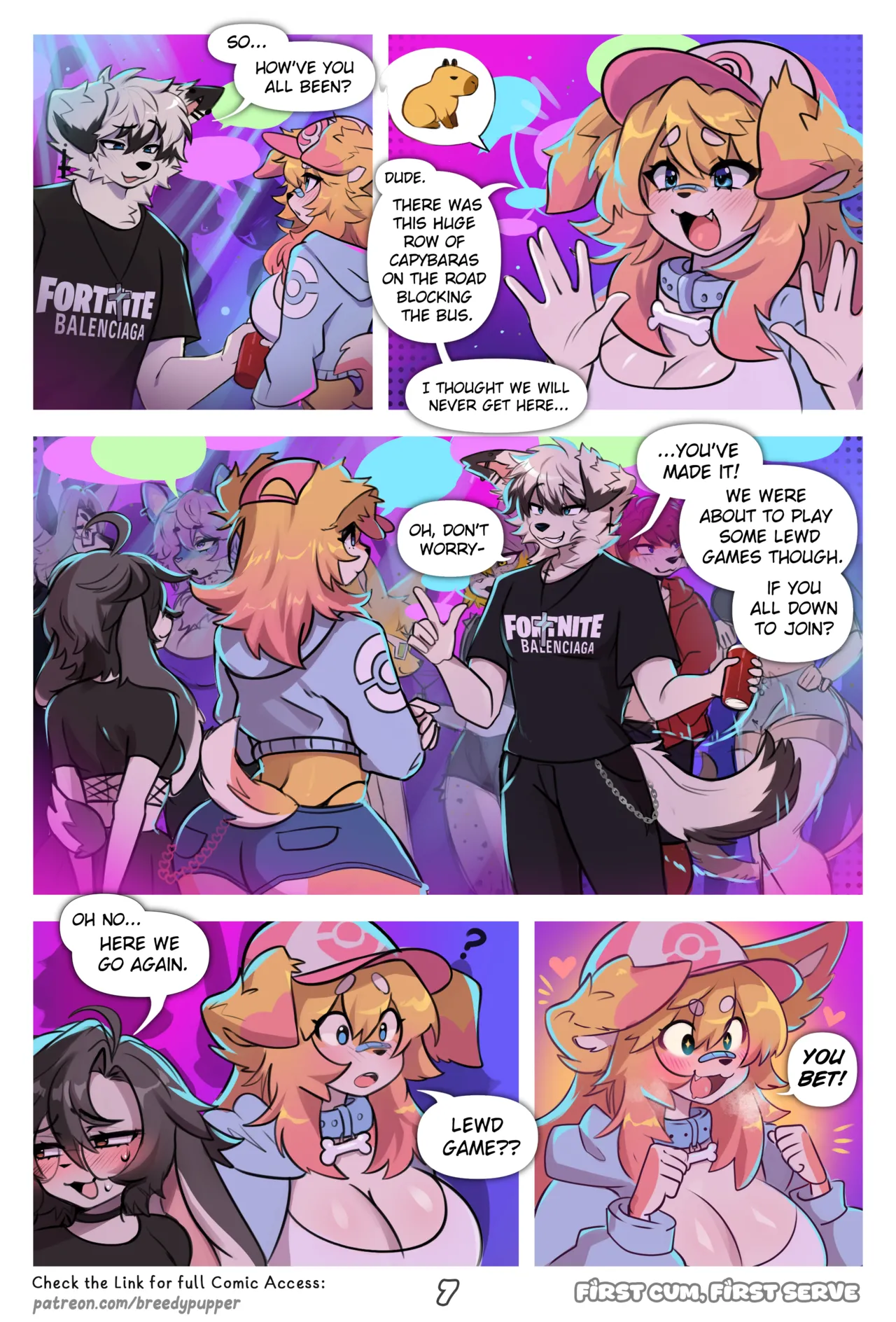 First Cum, First Serve! page 8 full