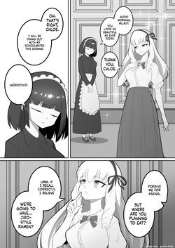 A young lady who gets really fat and her maid who goes crazy