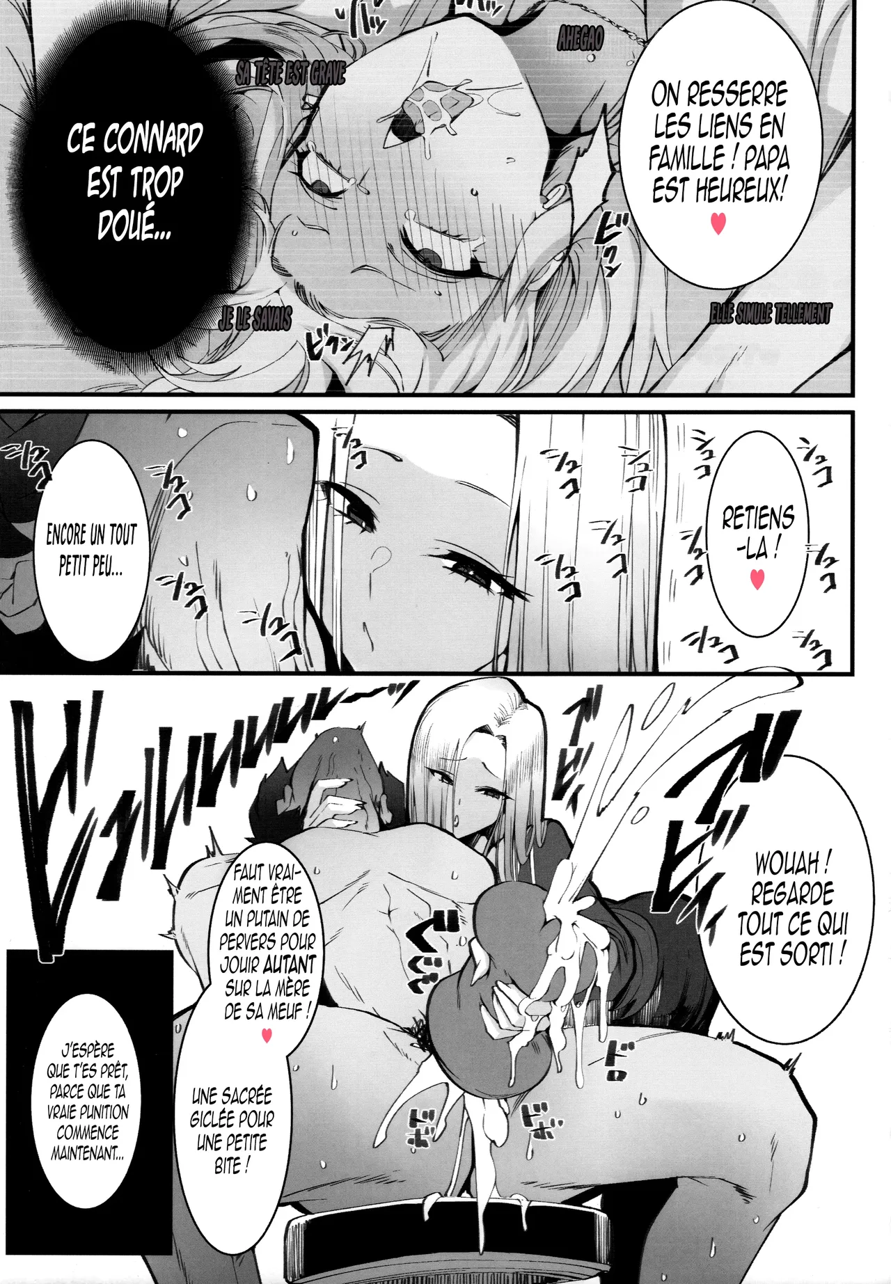 Gal Oyako no Egui Kasegikata | Affaires de famille : Mère et Fille Gyaru page 8 full