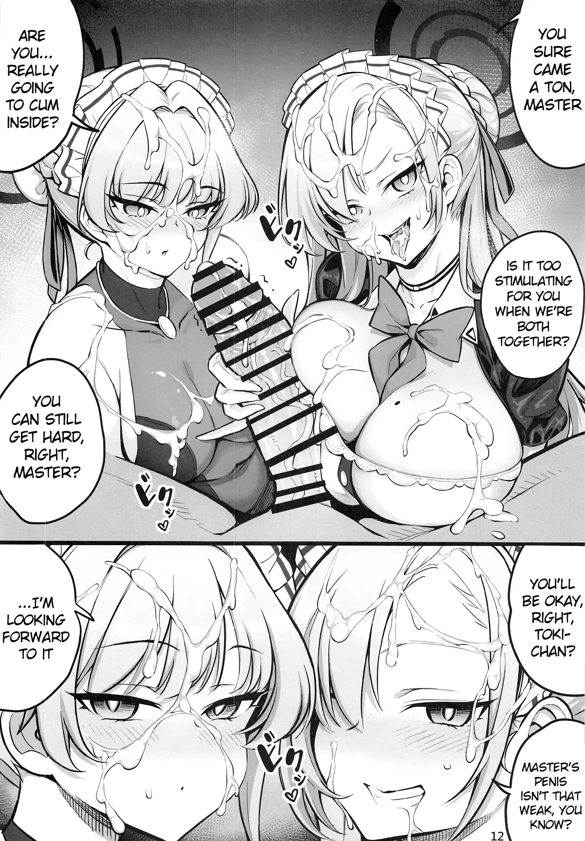 C&C no Buin to... Ii Koto Shichau | Doing Something Lewd... With C&C Members page 12 full