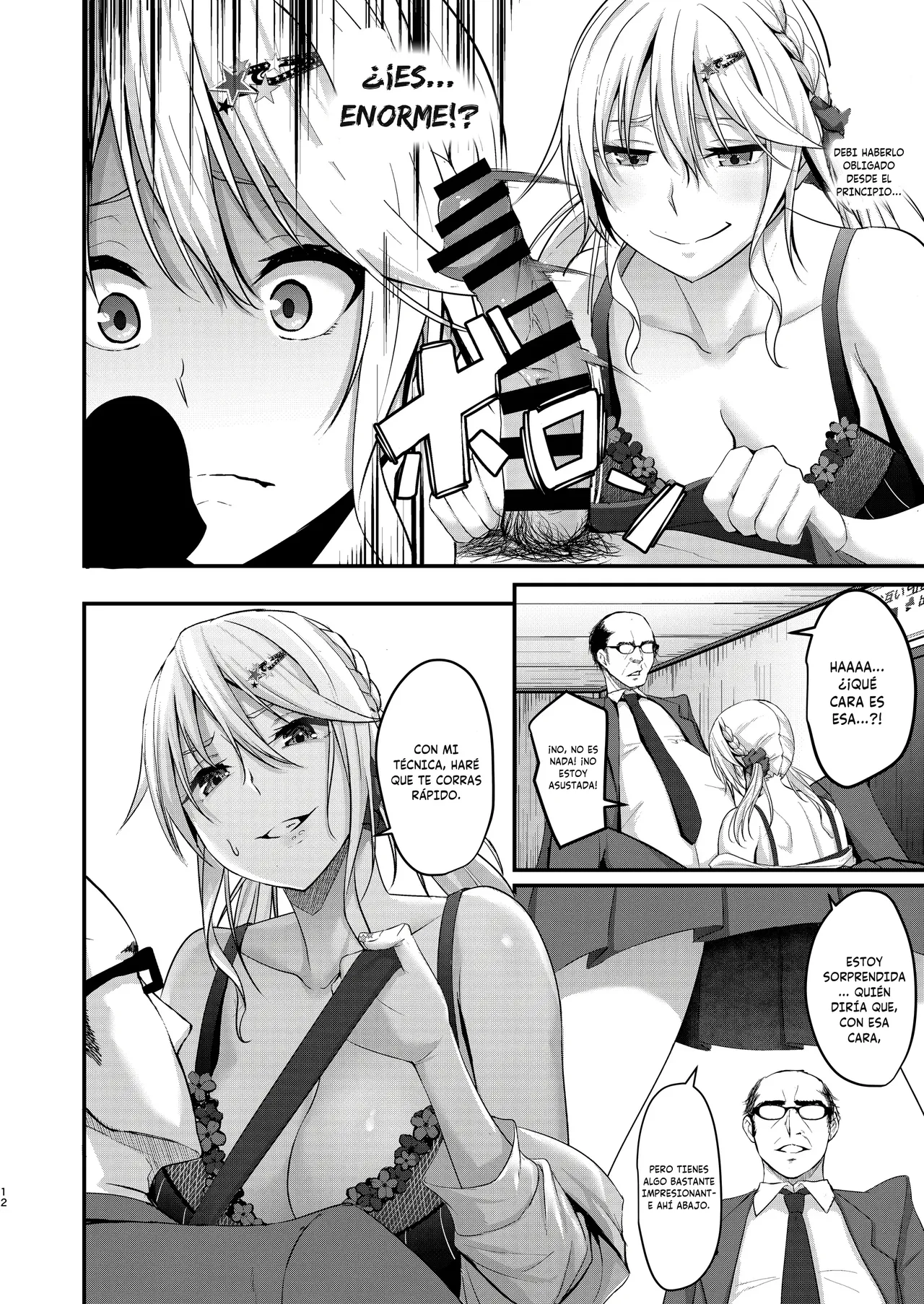 Ikiiki Dasshutsu Game with Chou Chirou Oji-san｜Un Divertido Juego de Escape con un Oji-san de Eyaculación Muy Tardía page 12 full
