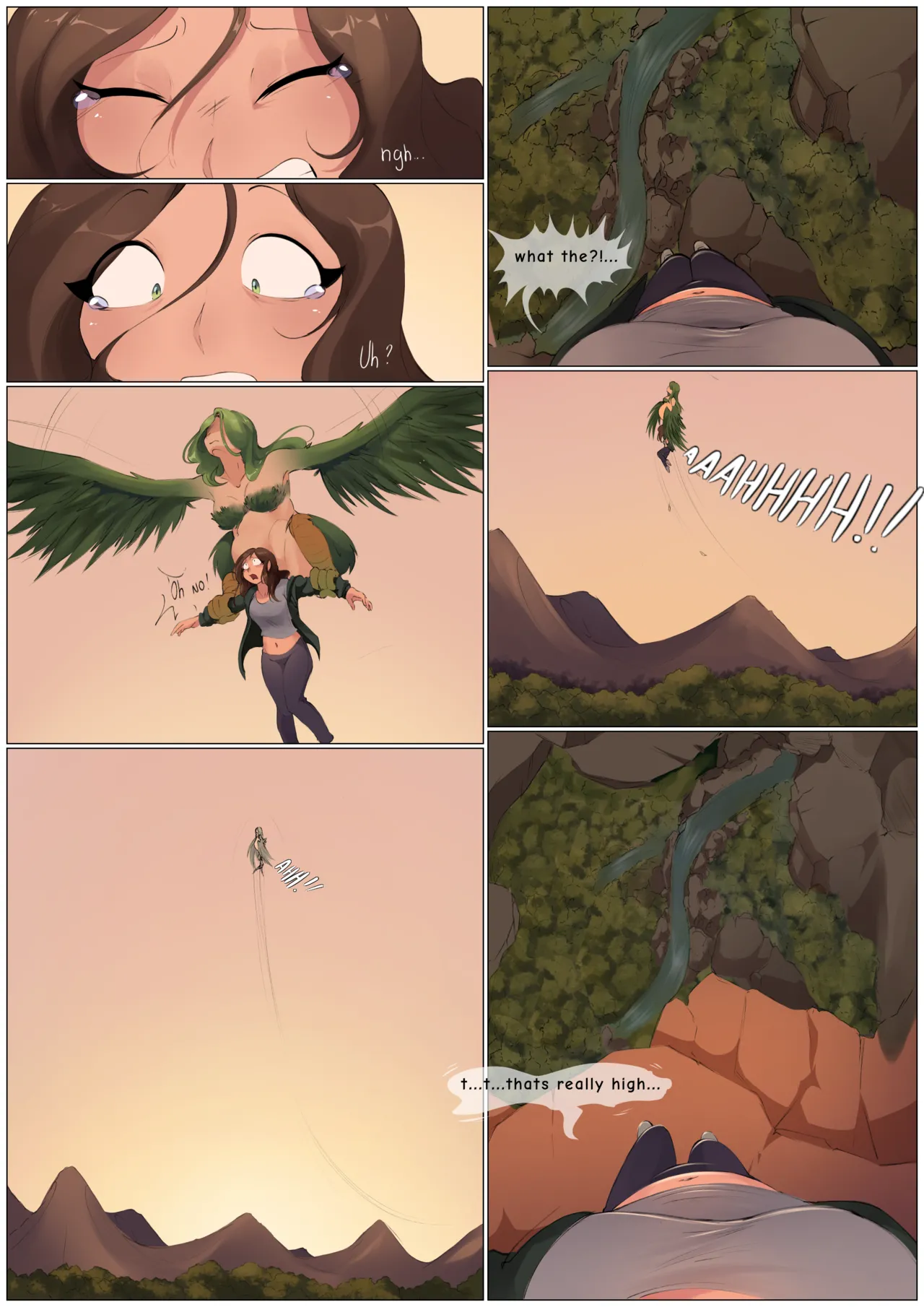 Creature Vore Saga: Harpy Chapter page 10 full