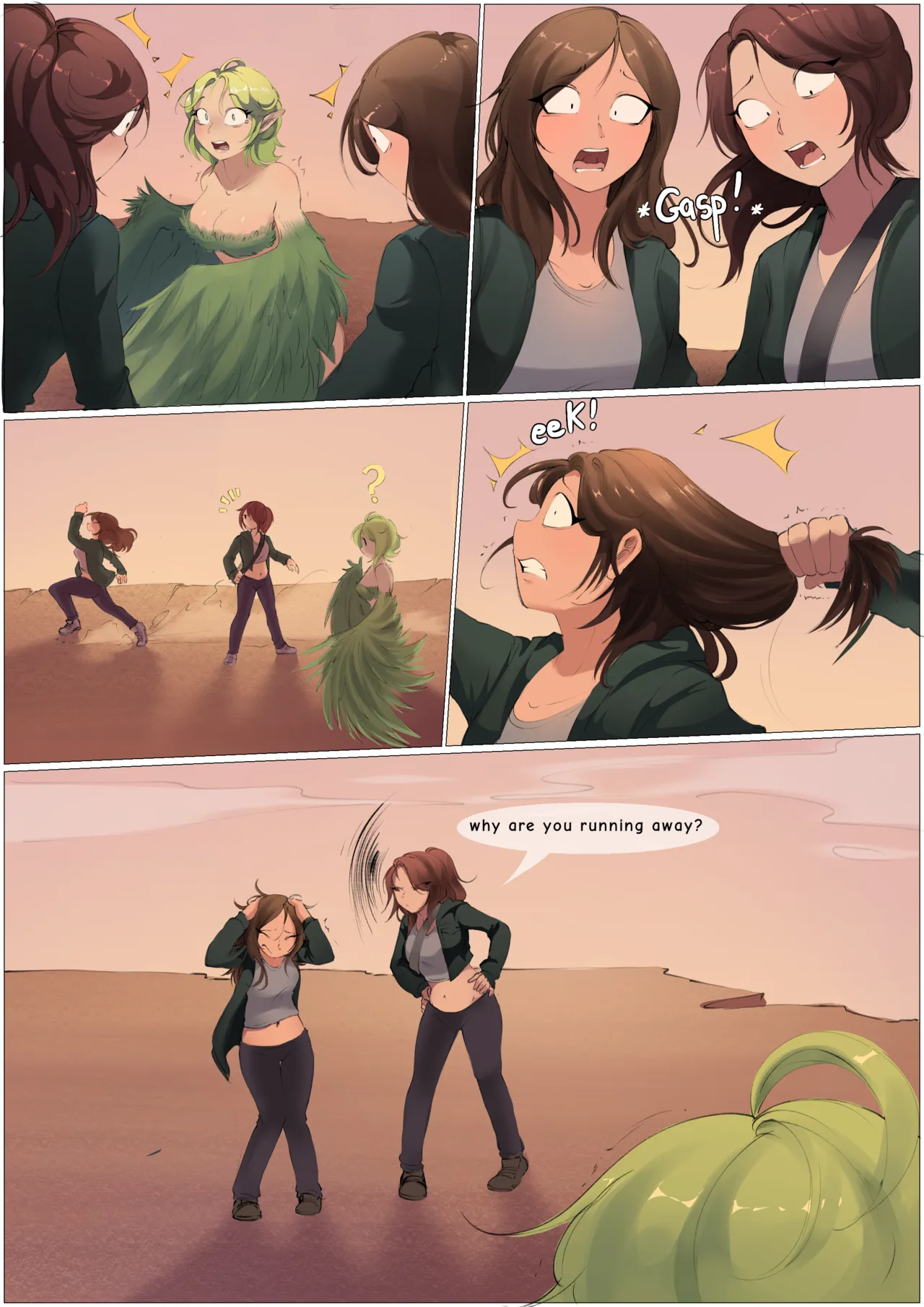 Creature Vore Saga: Harpy Chapter page 4 full