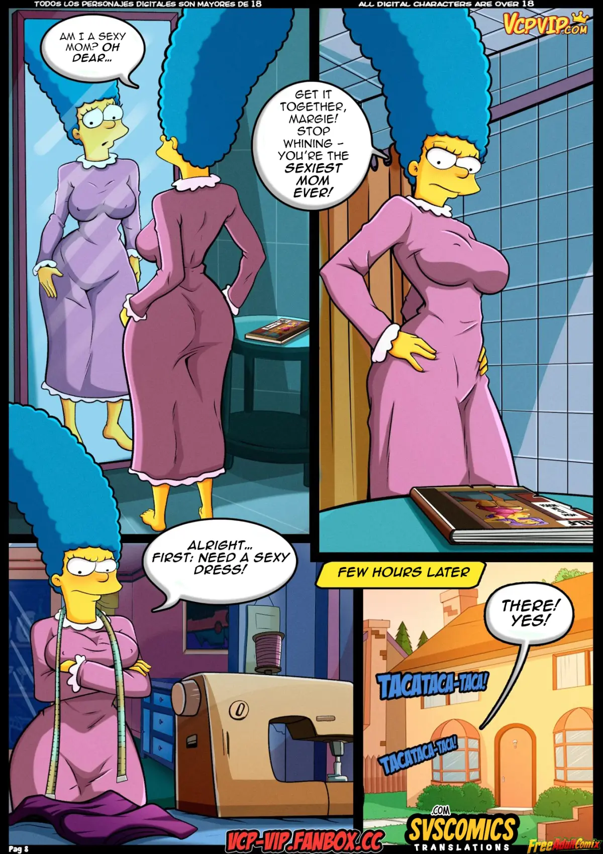 The Simpsons- HORNY MOM MARGE page 9 full