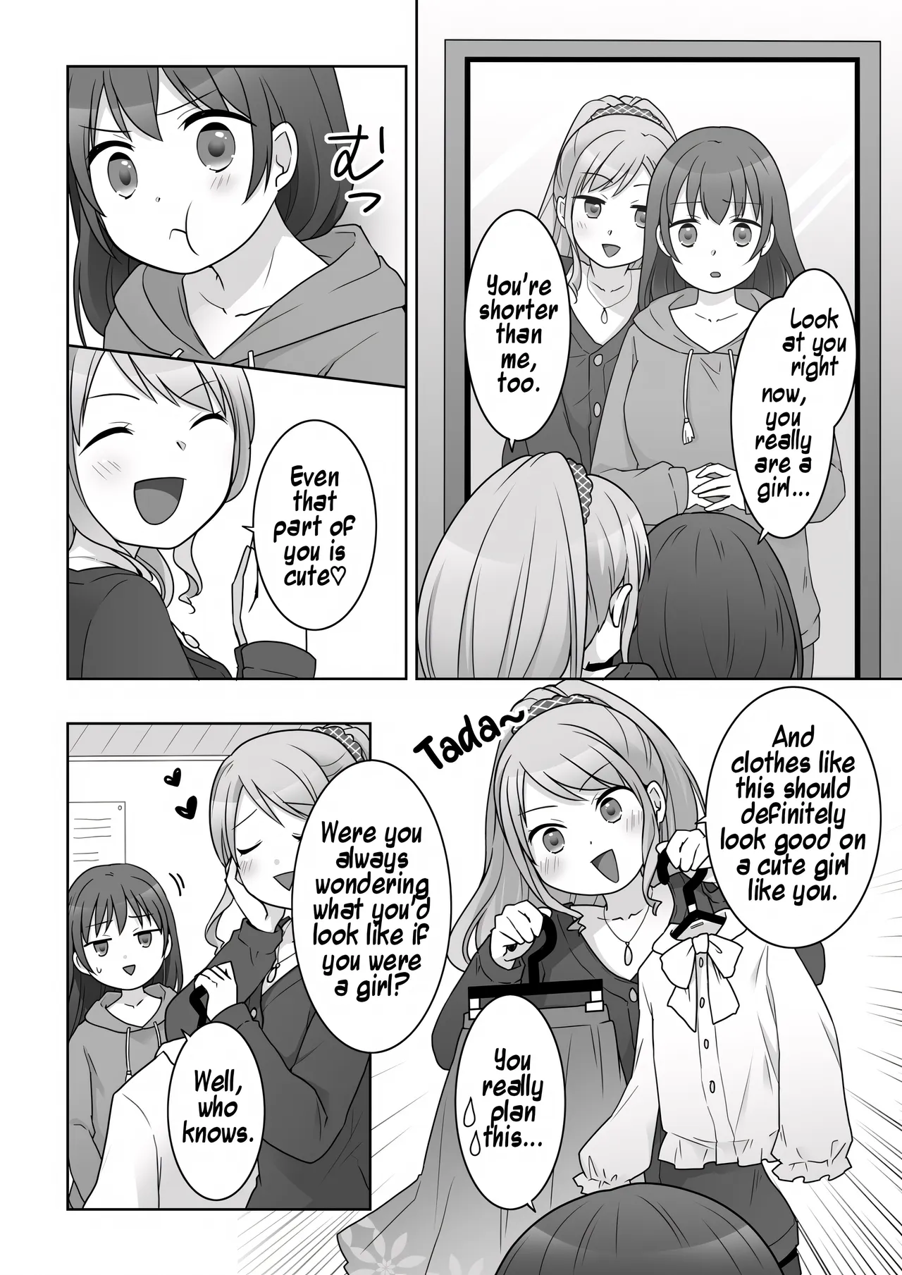 Osananajimi ♀ Ni TS Saserarete, Yuri Kappuru Ni Nacchau Hanashi | A Story About Being Turned into a Girl by My Female Childhood Friend and Ending Up as a Yuri Couple page 12 full