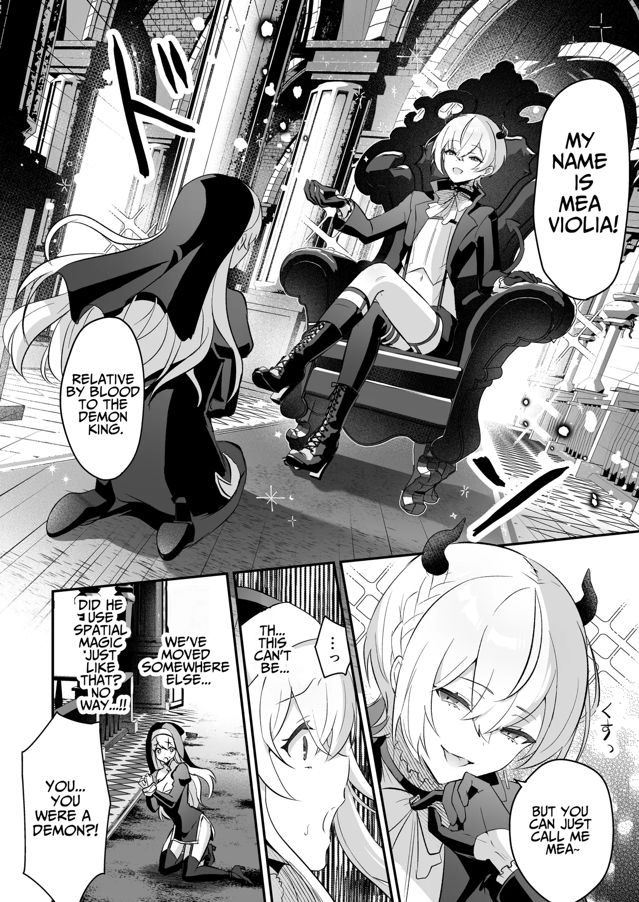 Captive Sex with an Incubus ~holy woman corruption by lust inducing clitoral teasing~ page 12 full