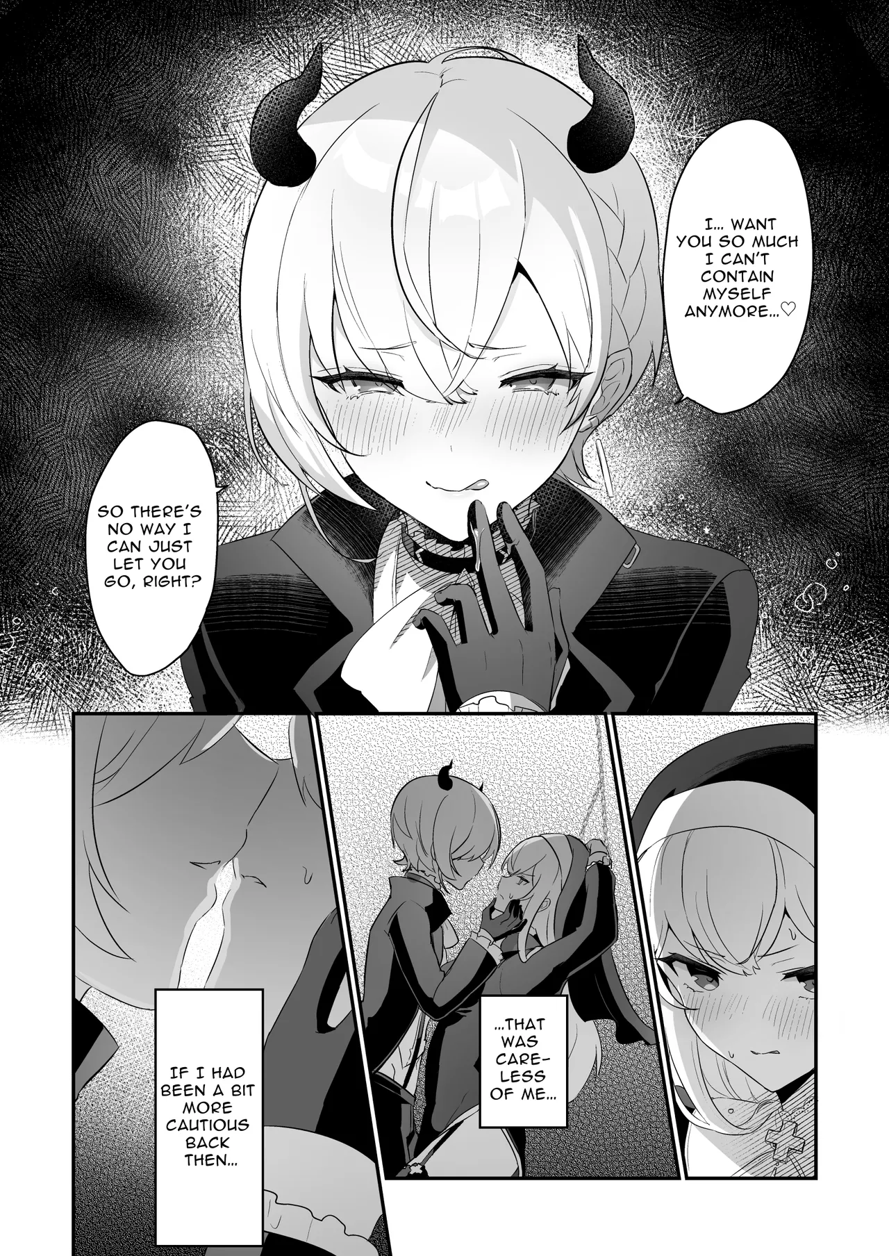 Captive Sex with an Incubus ~holy woman corruption by lust inducing clitoral teasing~ page 6 full