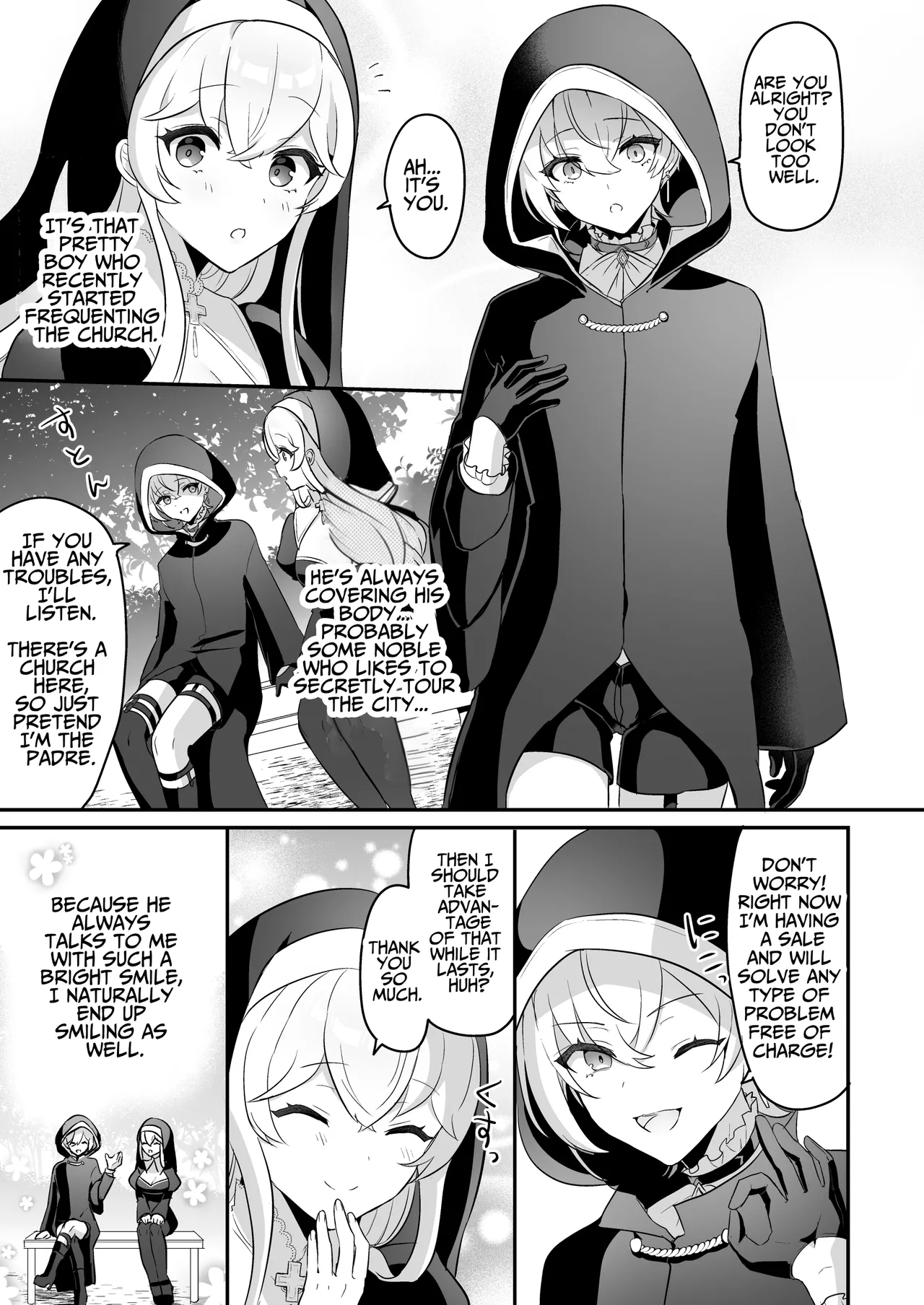 Captive Sex with an Incubus ~holy woman corruption by lust inducing clitoral teasing~ page 9 full