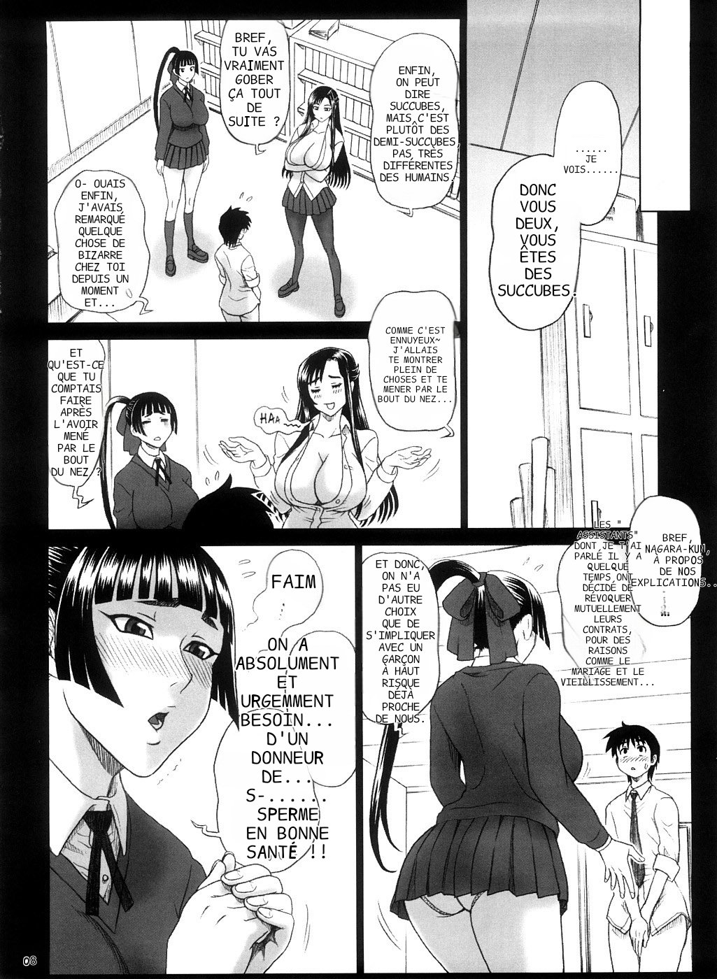 Reichourui Mouryouka Sakuseishu Tane |  Espèce primitive et démoniaque extratrice de sperme by M2rk78 page 8 full