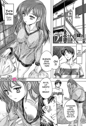 [Natsuka Q-ya] Aparment no Kagi Kashimasu 02 | Te prestare las llaves de mi Apartamento (Cap. 2) [Spanish] [Digital][Harenchi no Fansub] cover