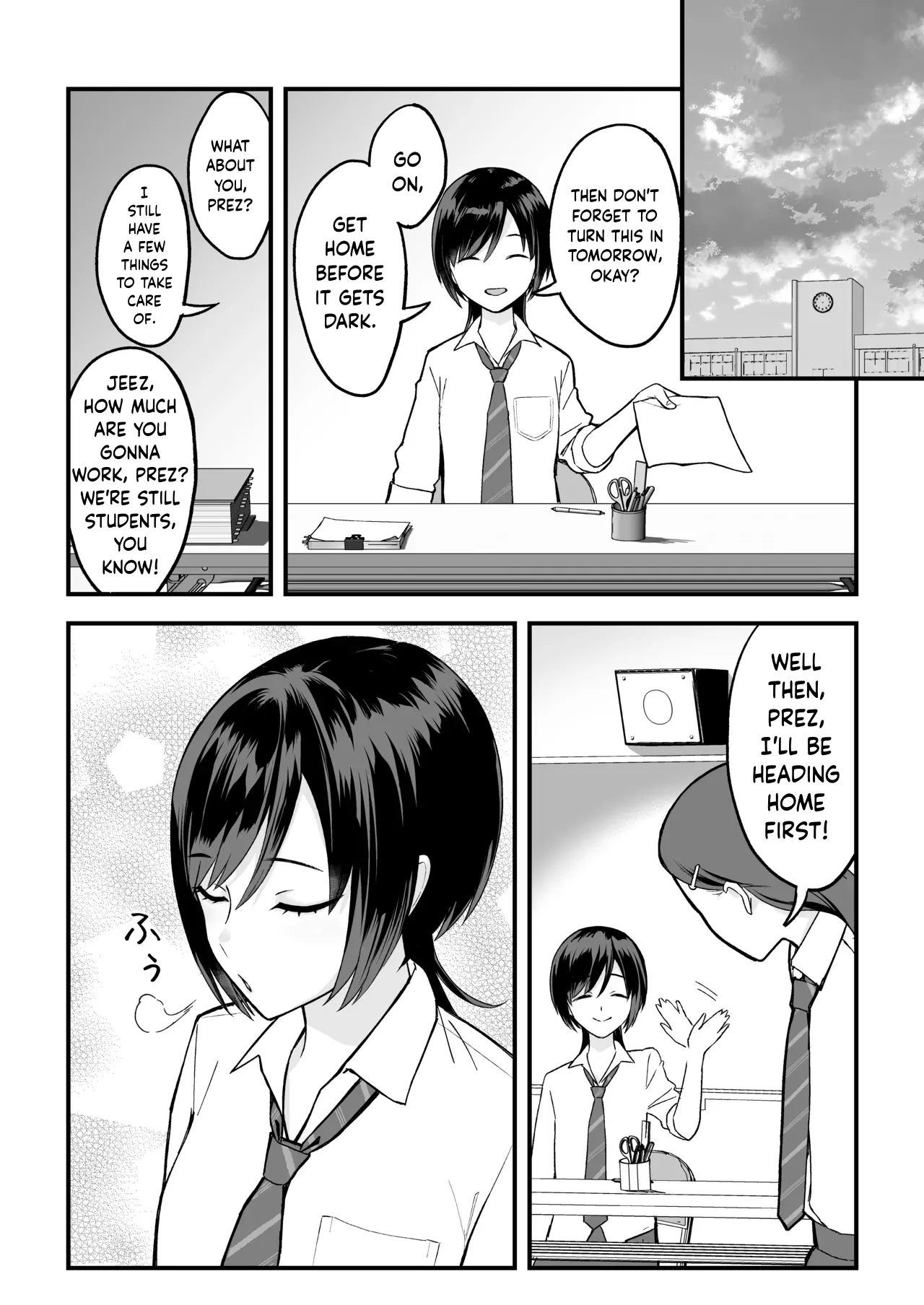 InCha na Ore dake ga Shitteiru Seitokaichou no Uragawa. ~Kakure Kyonyuu no Senpai ga Kairaku ni Kuppuku Shite Ochiru made~ page 11 full