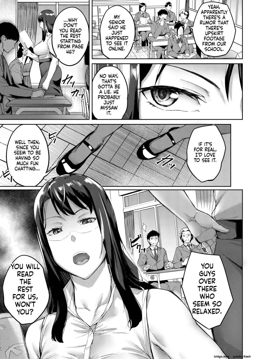 Otosareta Kyoushi File.Baka Chichi Kuso Kyoushi no Hame Douga page 6 full