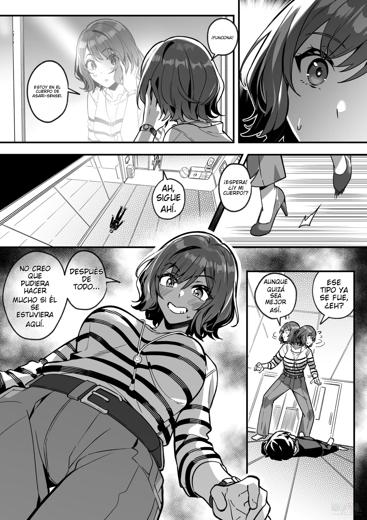 GakuMas: Asari-sensei Nottori | Gakumas: Posesión de Asari-sensei page 7 full