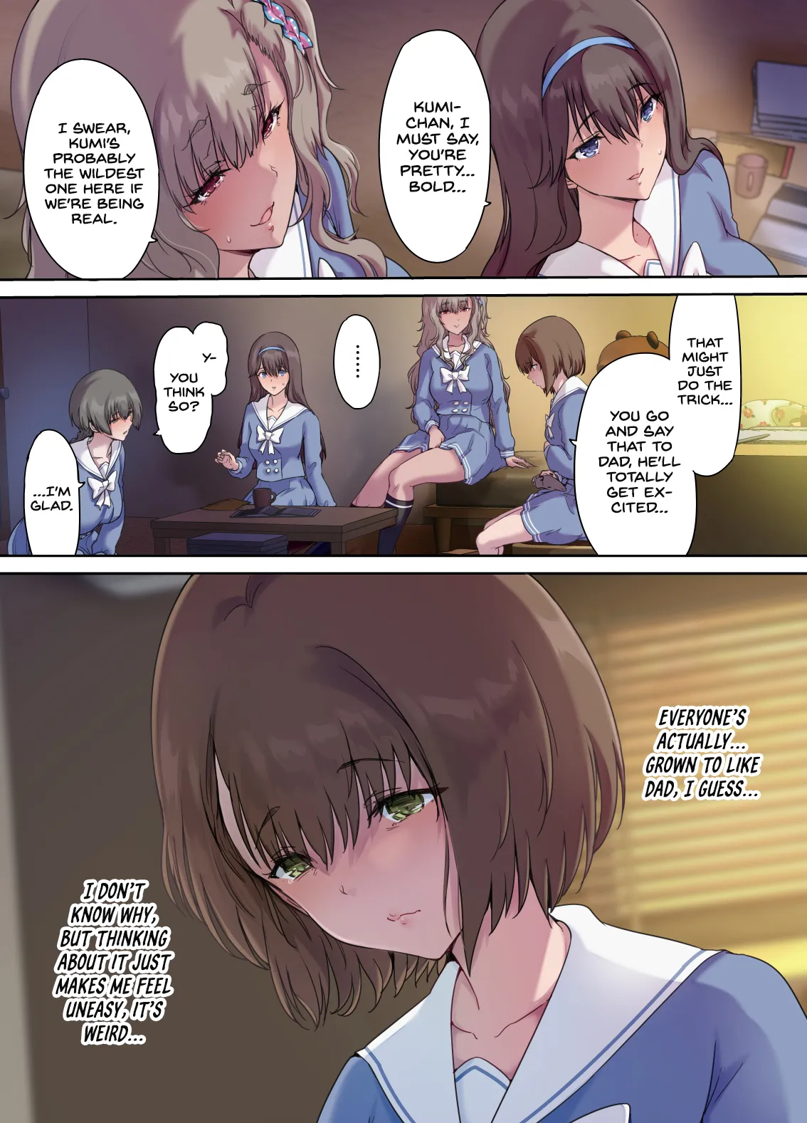 Papa no Shinshitsu wa Musume Tomodachi no Tamariba 4 page 4 full