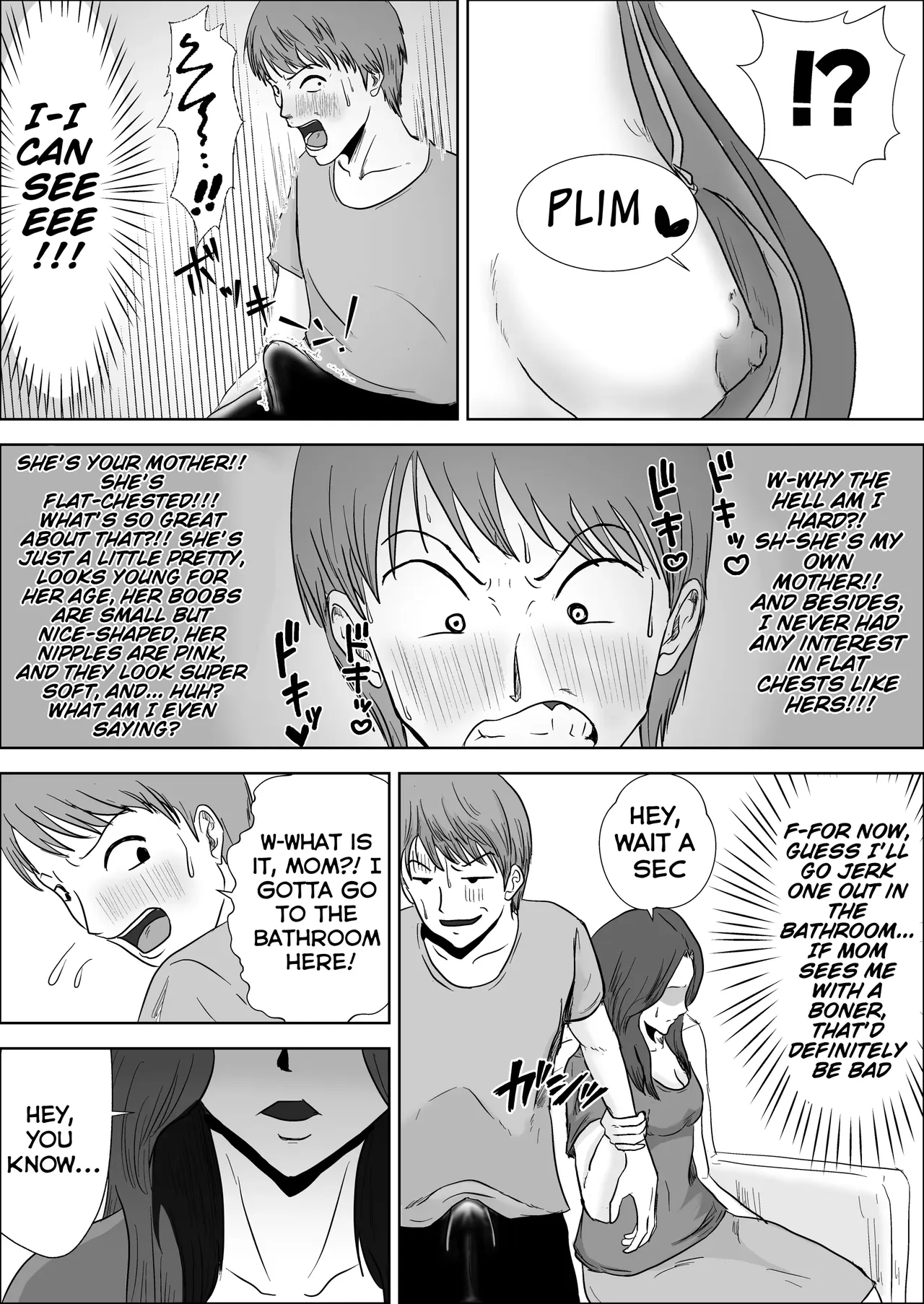 My flat-chested Mom is way too hot. page 8 full