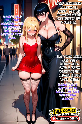 Femboy x Futa Movie Date [AI Generated] [Patreon] cover