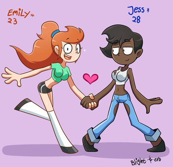 [BlightStarEro] Emily & Jess (OC) cover
