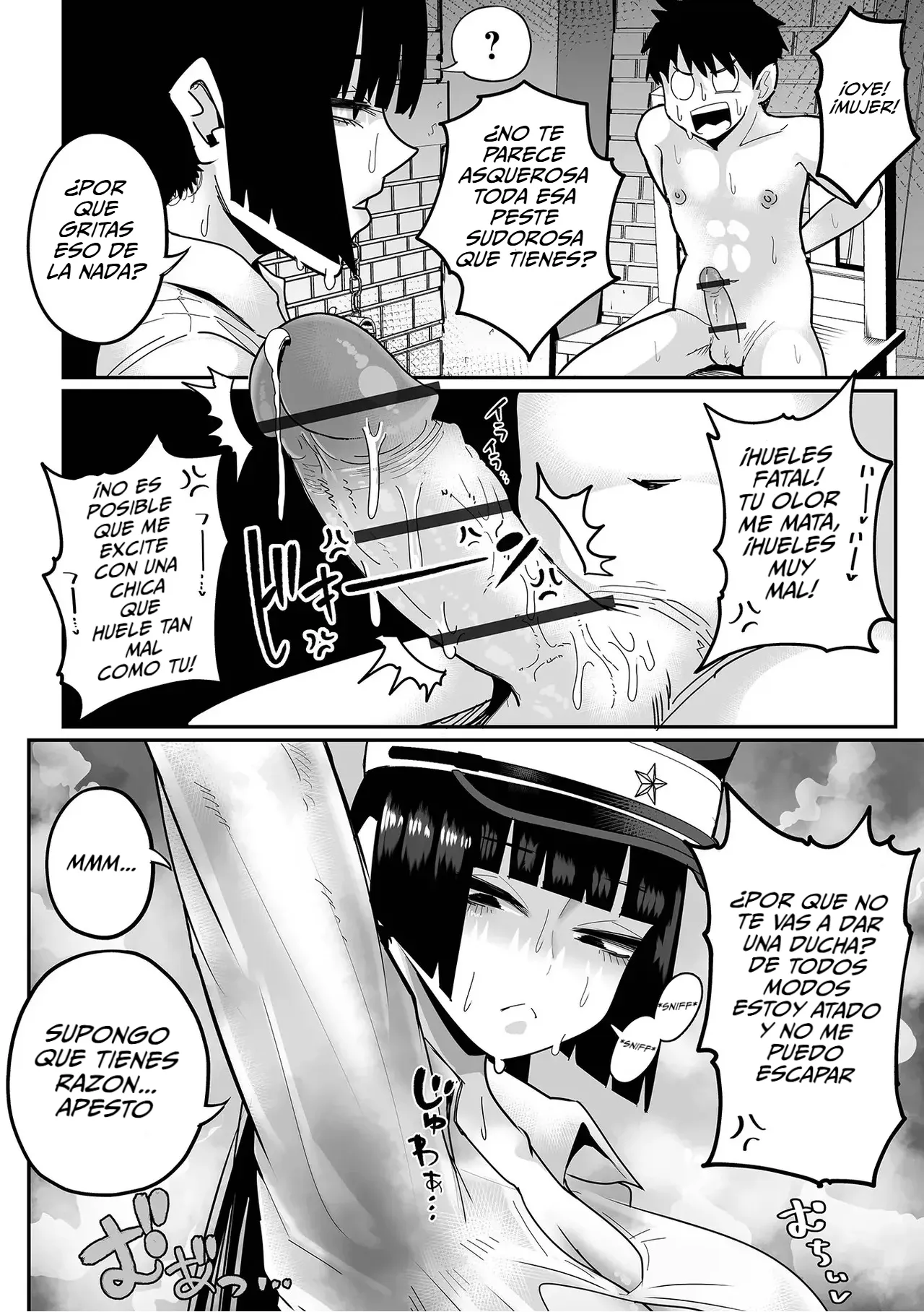 "Una interrogadora enorme y erotica" Primera parte page 8 full