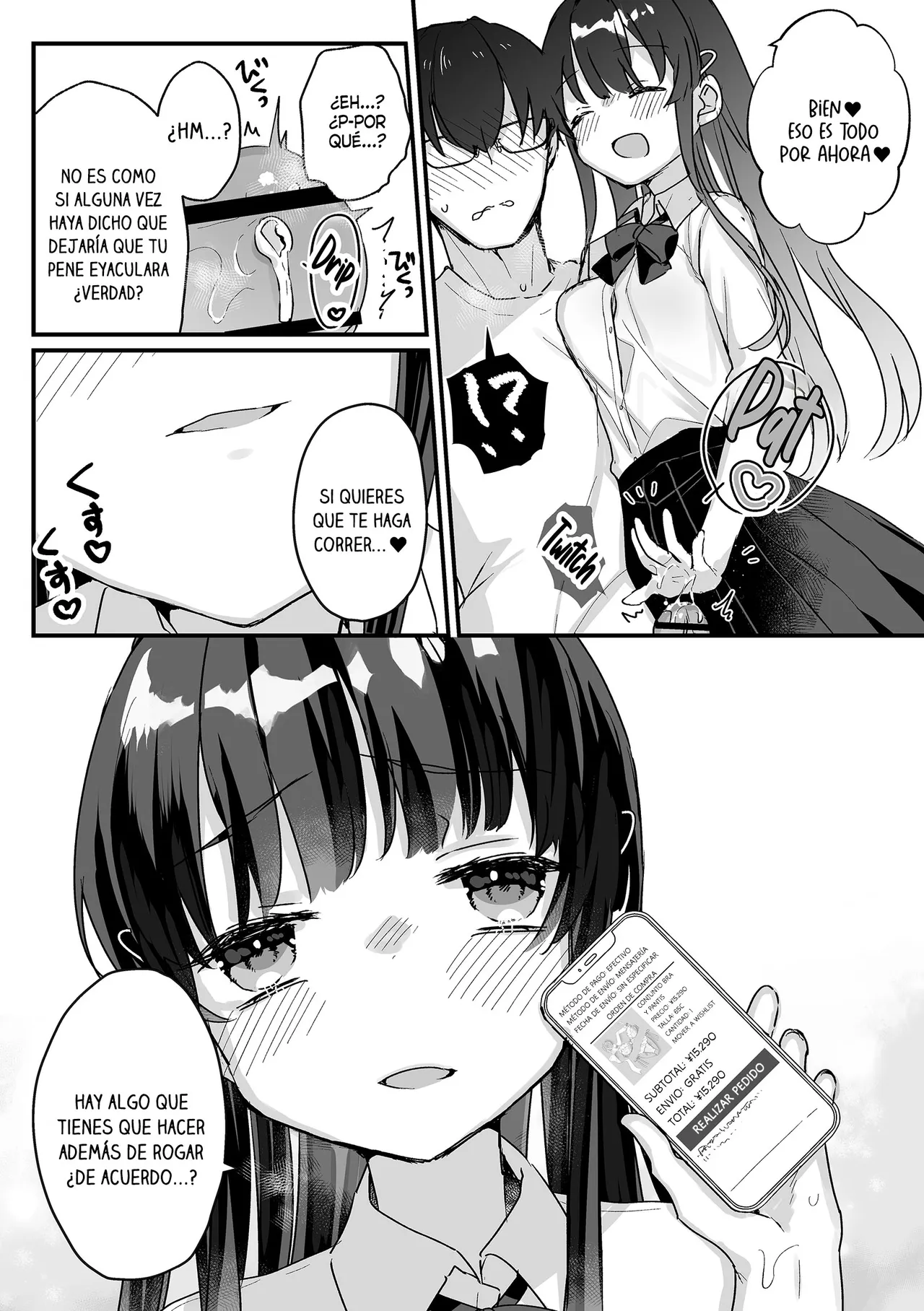 Seiso na Ero Mesugaki JK ni Nante Makeru Hazu Nai ga? ※Makemasu | No hay forma de que pierda contra una chica de instituto que parece inocente pero es promiscua ¿Verdad? *Perdí page 9 full