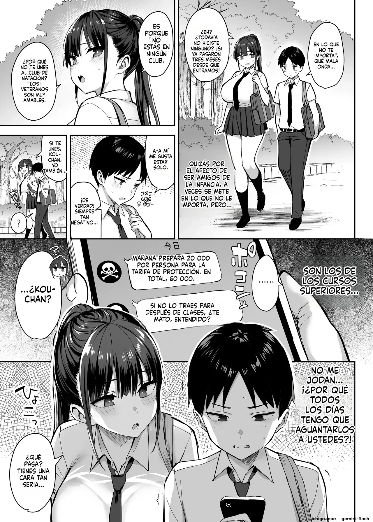 Zutto Suki datta Kyonyuu Osananajimi ga Furyou-tachi ni Moteasobareta Nanukakan Souchuuhen  MTL page 6 full