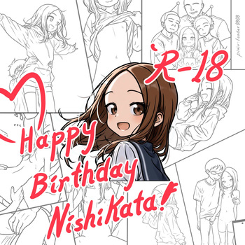 [lander0808] Happy Birthday Nishikata! (Karakai Jouzu no Takagi-san) [English] cover