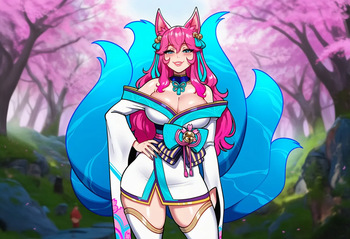 [KobainAI] [League of Legends] Ahiri (Spirit Blossom) (LOL) 🦊💮♠️ [AI Generated] cover