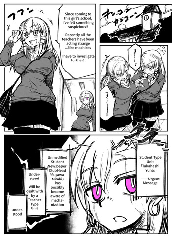 [Tousyoku] Girls School Mechanization Manga 1-7 [English] cover