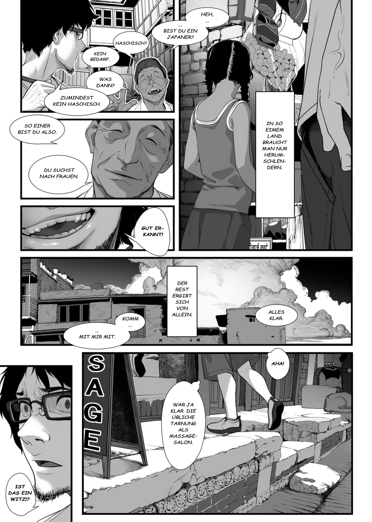 Asia no Baishunkutsu de Gun Kiwamari Gekiyaba Sex Dekita Hanashi page 5 full