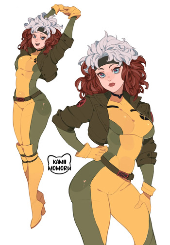[Kamii Momoru] Rogue (X-Men) cover