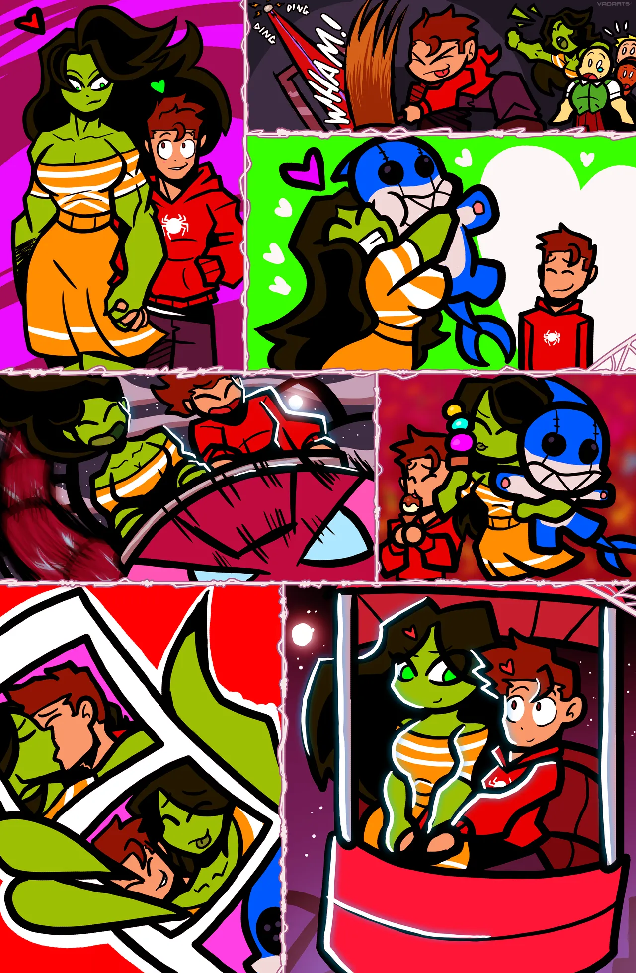 She-Hulk & Spidey X-Mas page 8 full
