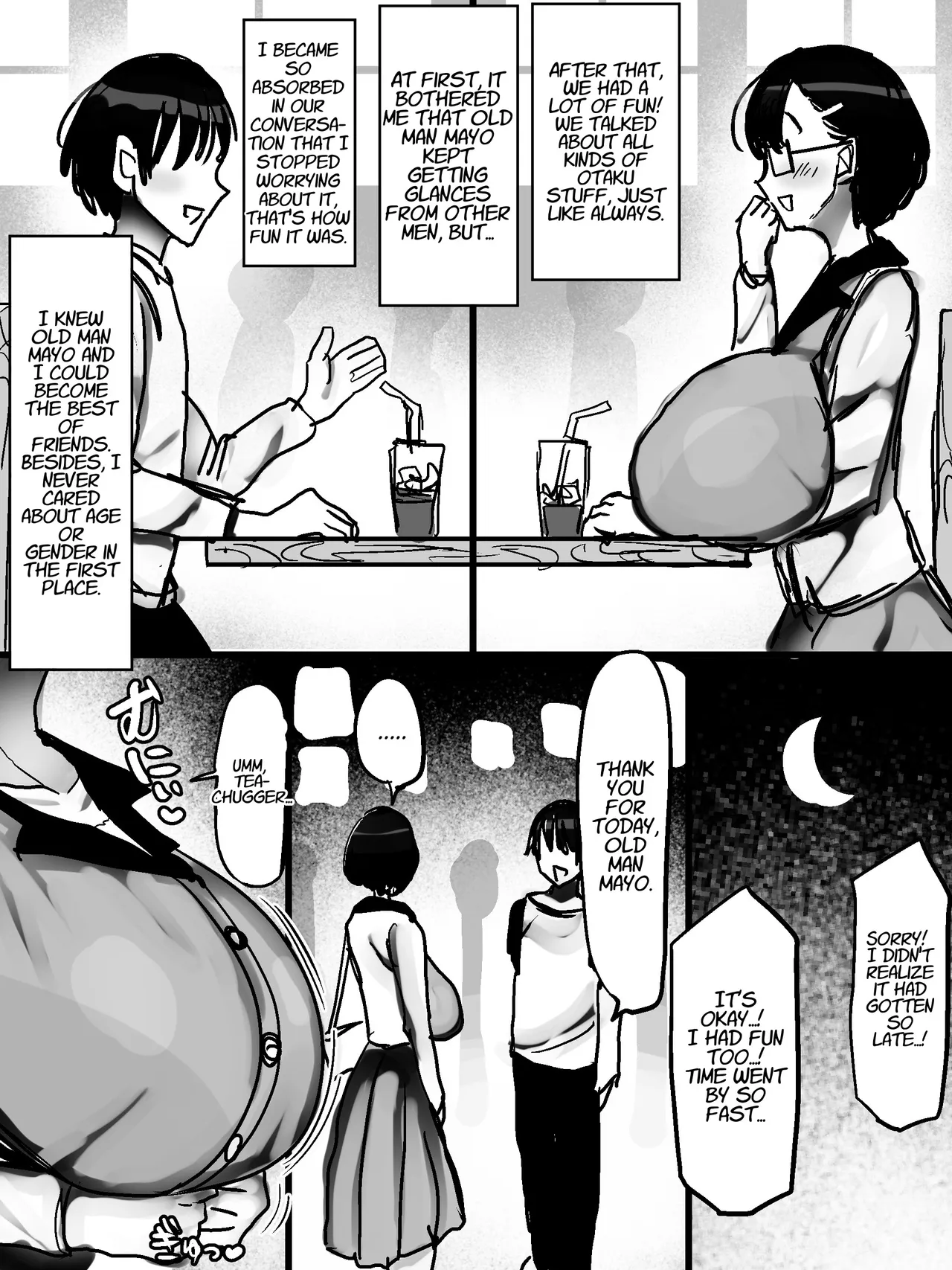 Net de Shiriatta Jimi Megane Bakunyuu to Otomodachi Koubi Shichau Hanashi | Friend Sex with the Huge-Breasted Plain Bespectacled Babe I Met Online page 6 full