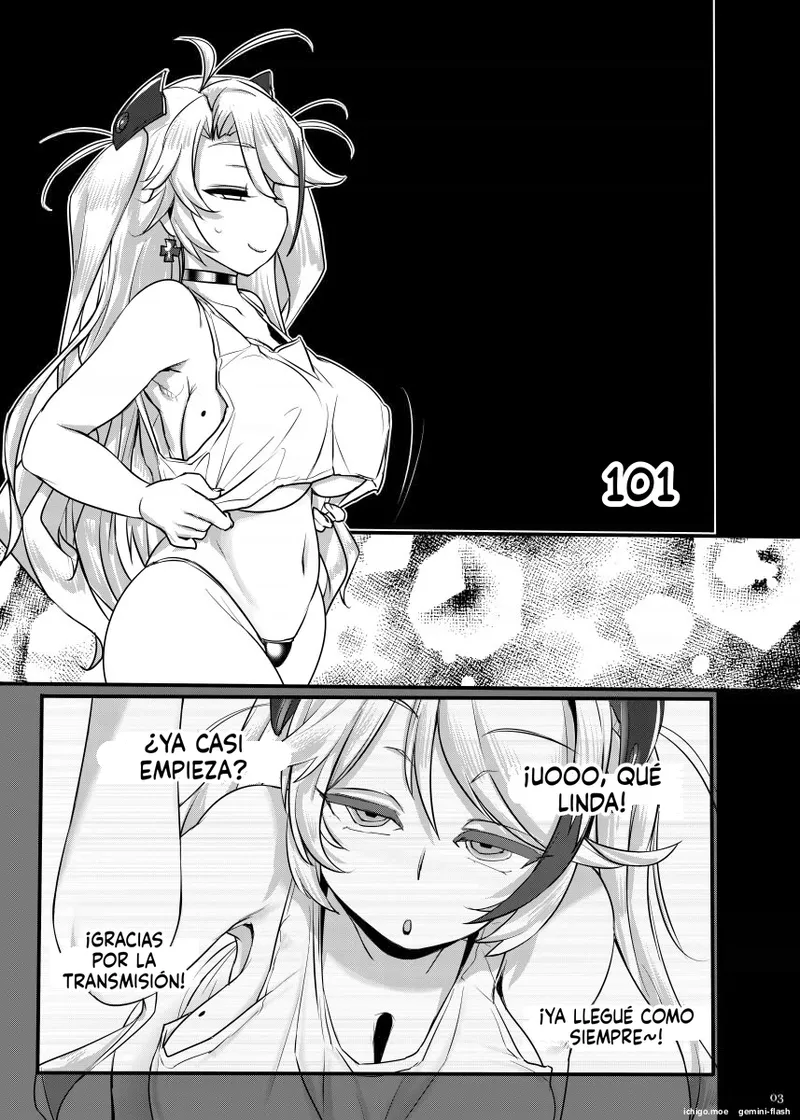 POV pert babe, Prinz Eugen Juujun Musume Hamedori Jikkyou Report  MTL page 2 full