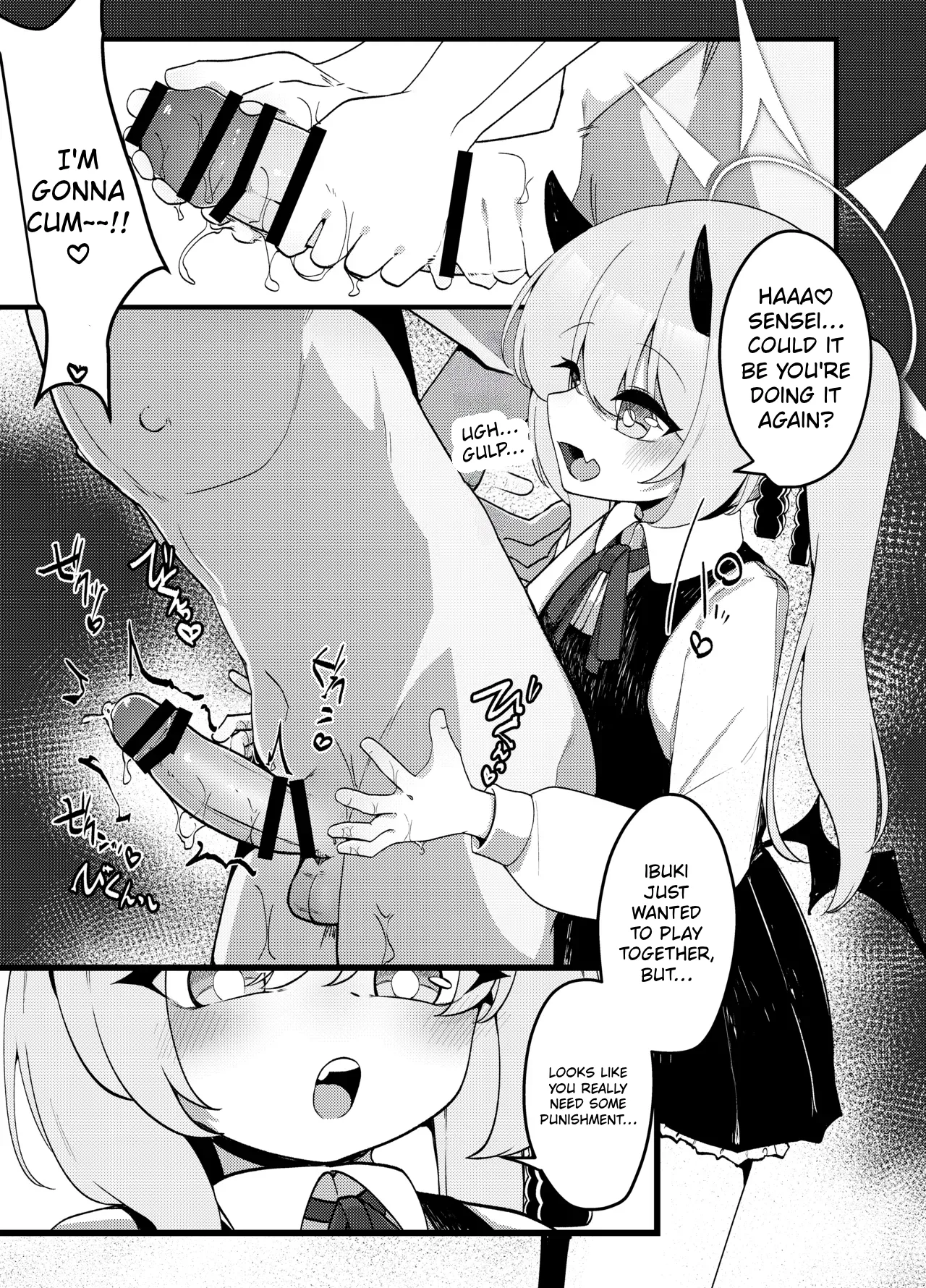 Seiyoku Tsuyotsuyo Succubus Ibuki ga Maso Sensei o Ijime Tsukusu Hanashi | The Story of the Insatiable Succubus Ibuki Bullying a Maso-Sensei to the Extreme page 12 full