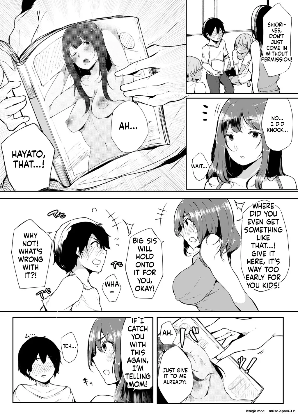 Otouto ni Ero Manga to Onaji Koto o Sarechau Onee-chan no Hanashi 1 page 3 full