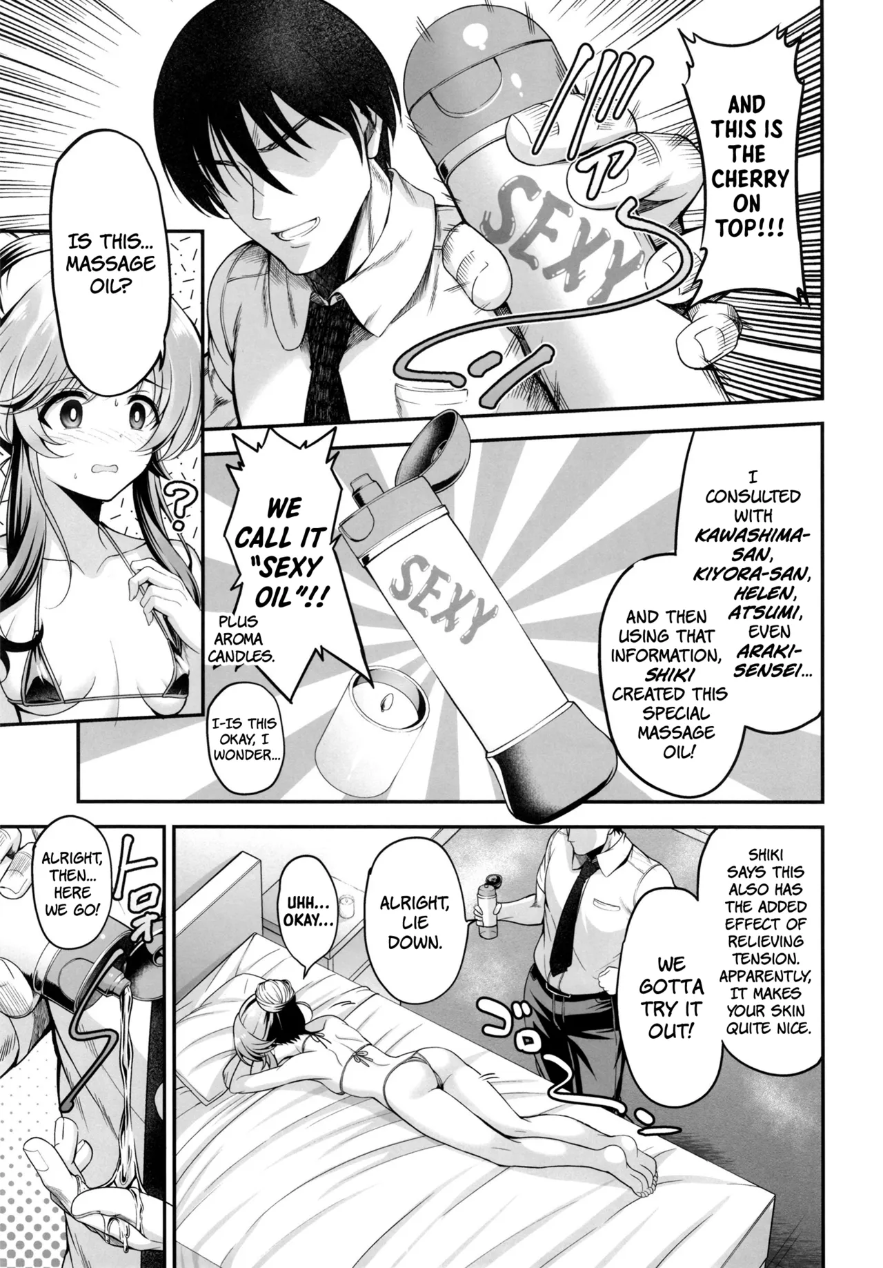 Aiko ni Dosukebe Massage suru Hon | Aiko's Perverted Massage Book page 4 full