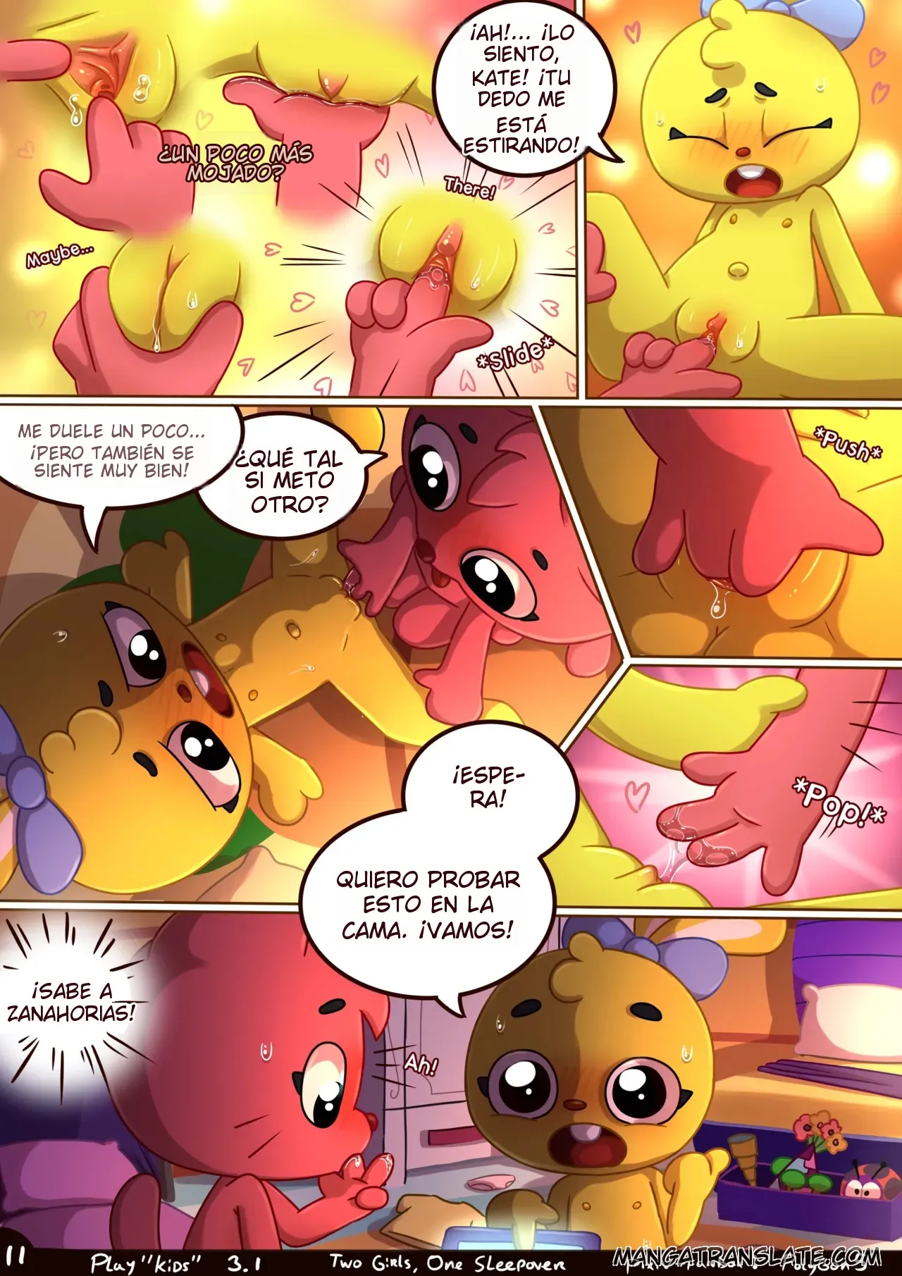 Playkids comic, Two girls One sleepover page 12 full