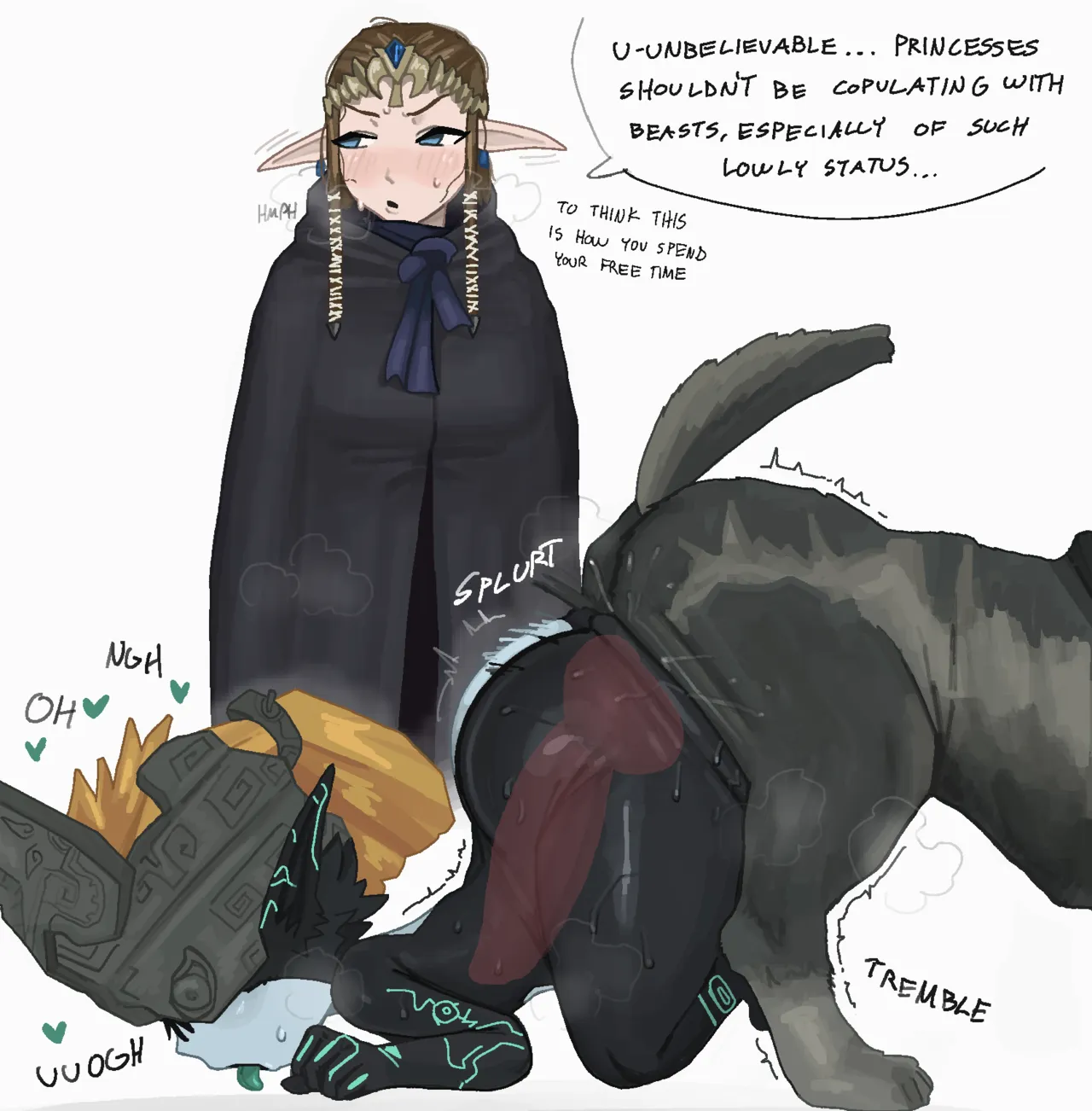 Zelda and Midna x Beasts page 8 full