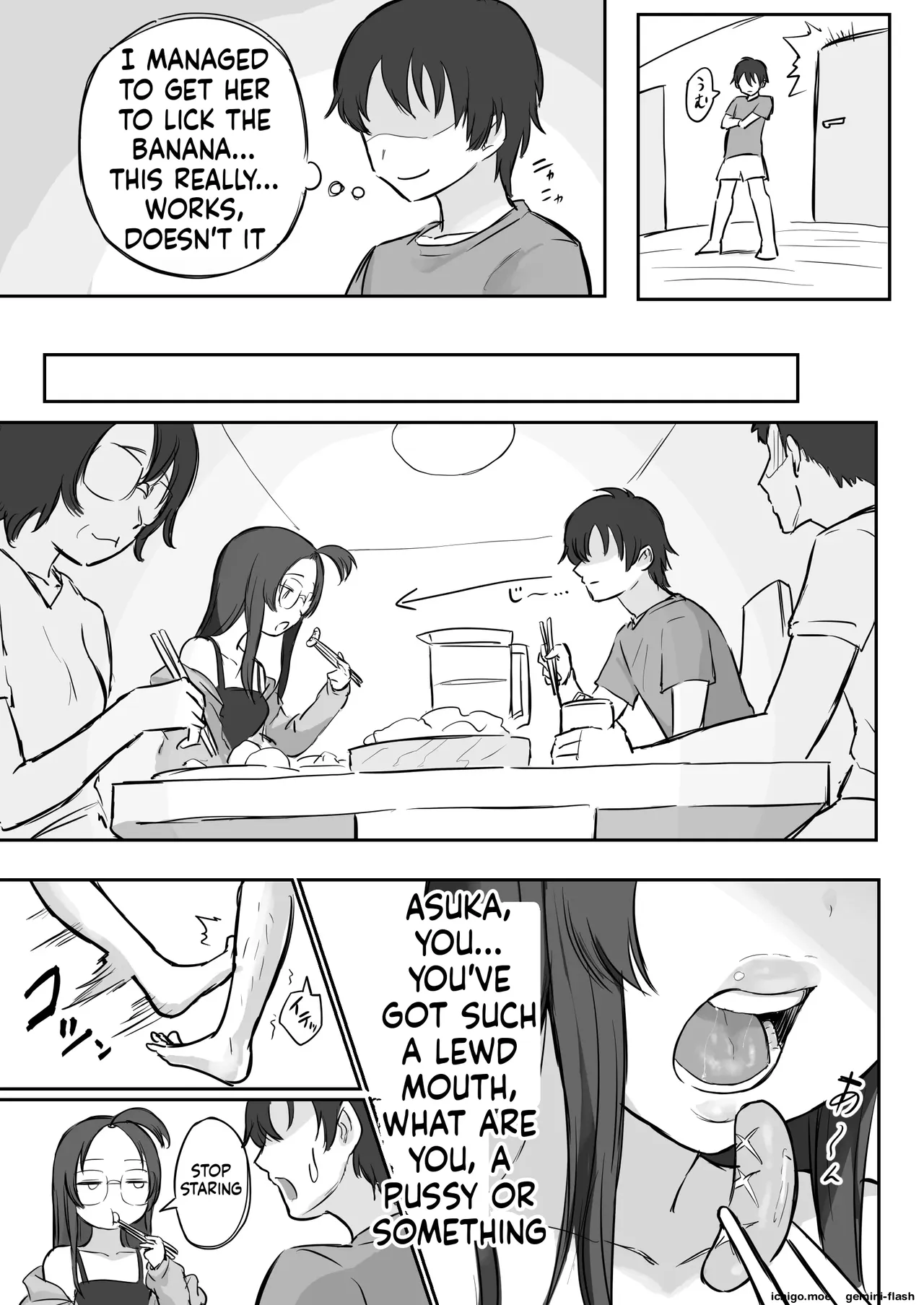 3 Steps to Getting a Blowjob from My Bratty Younger Sister Who Has a Boyfriend | Kareshi Mochi de Namaiki na Imouto ni Fella Shite Morau Tame no 3 Step page 10 full