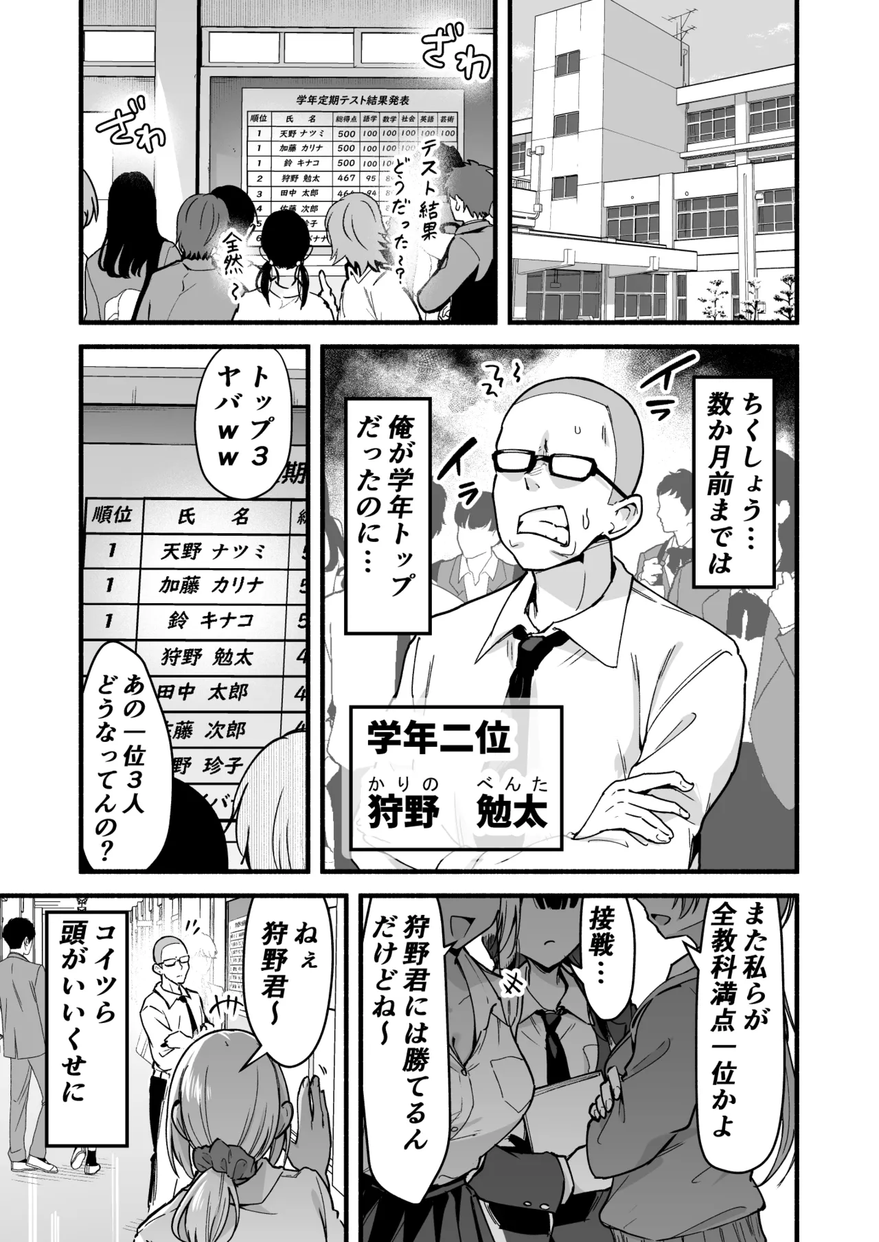 学年トップ3を俺のちんこでバカにする page 2 full