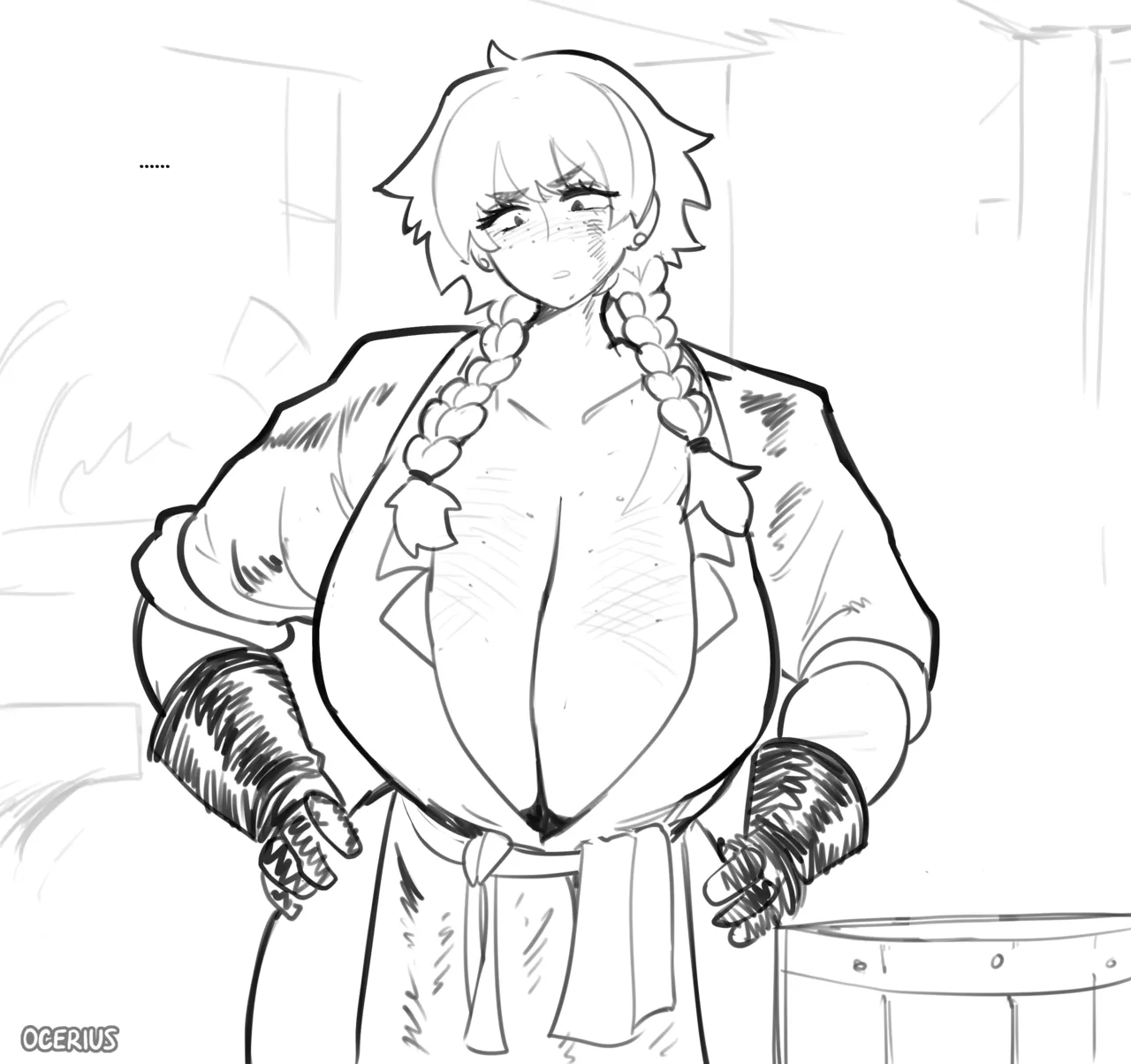 Side Quest In An RPG: Marry The Local NPC Blacksmith page 11 full