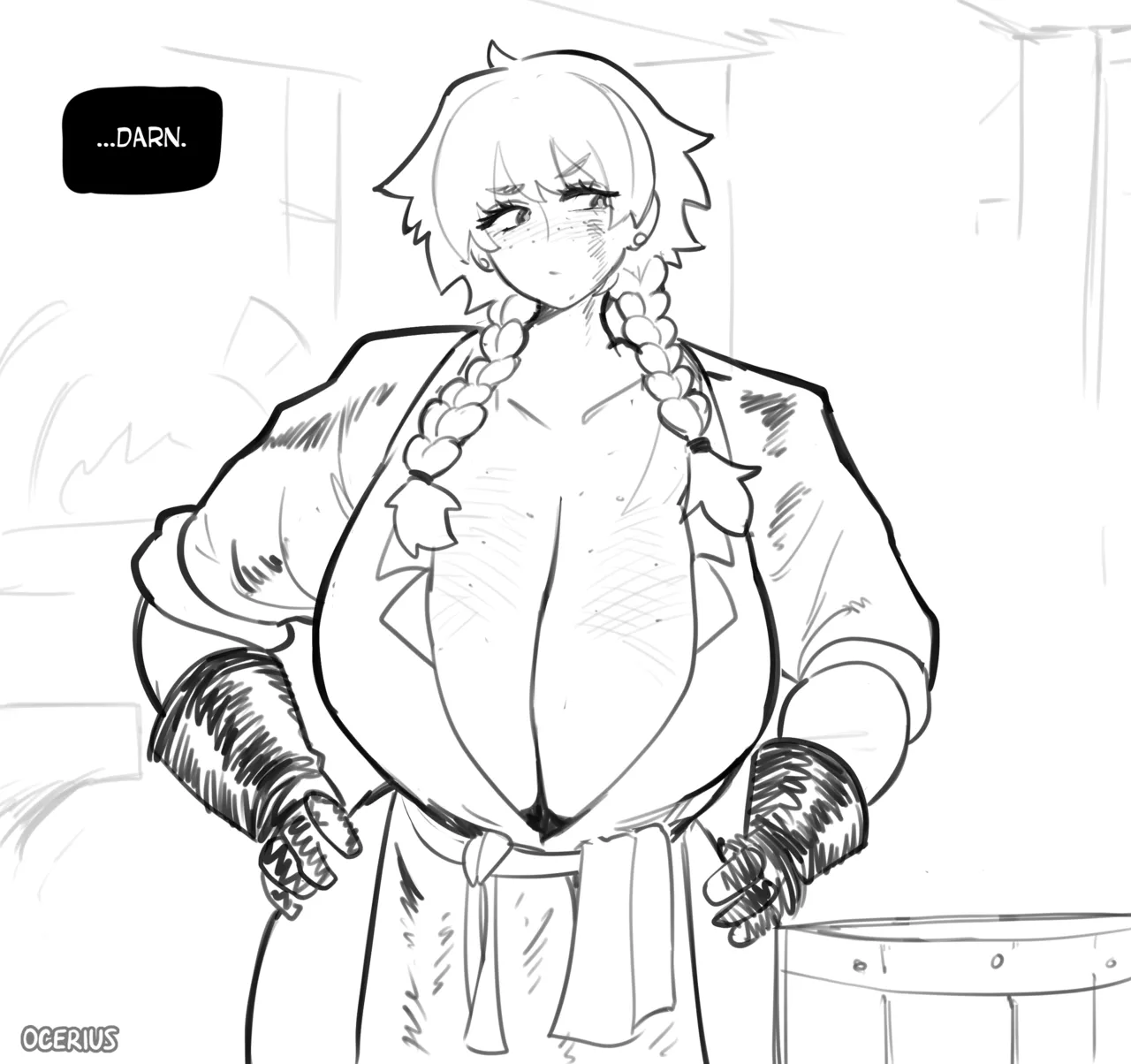 Side Quest In An RPG: Marry The Local NPC Blacksmith page 12 full