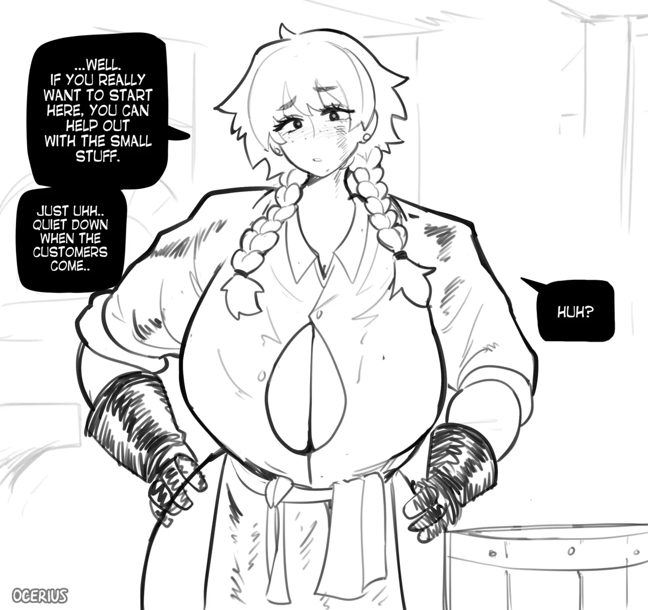 Side Quest In An RPG: Marry The Local NPC Blacksmith page 7 full
