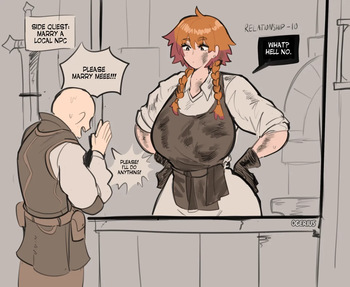 [Ocerius] Side Quest In An RPG: Marry The Local NPC Blacksmith cover