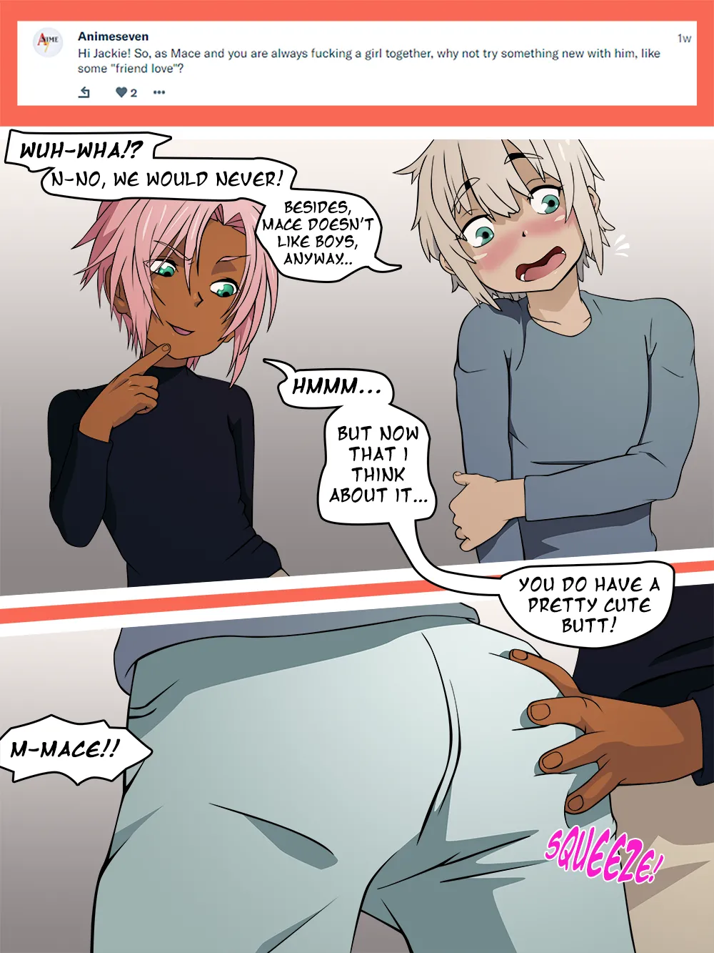 Near Hentai Character Asks page 1 full