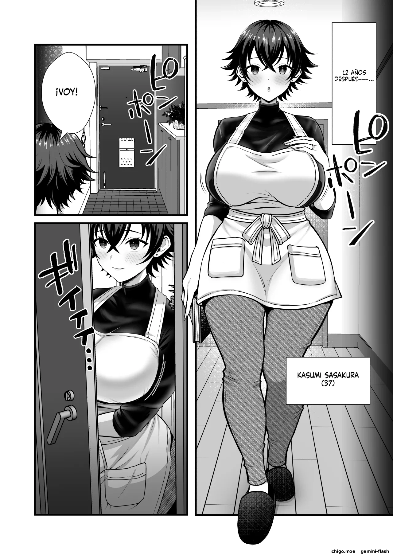 12-Nenkan Chinpo Tachishiteta Shin Mama ga Musuko no Doukyuusei ni Netorare  MTL page 3 full